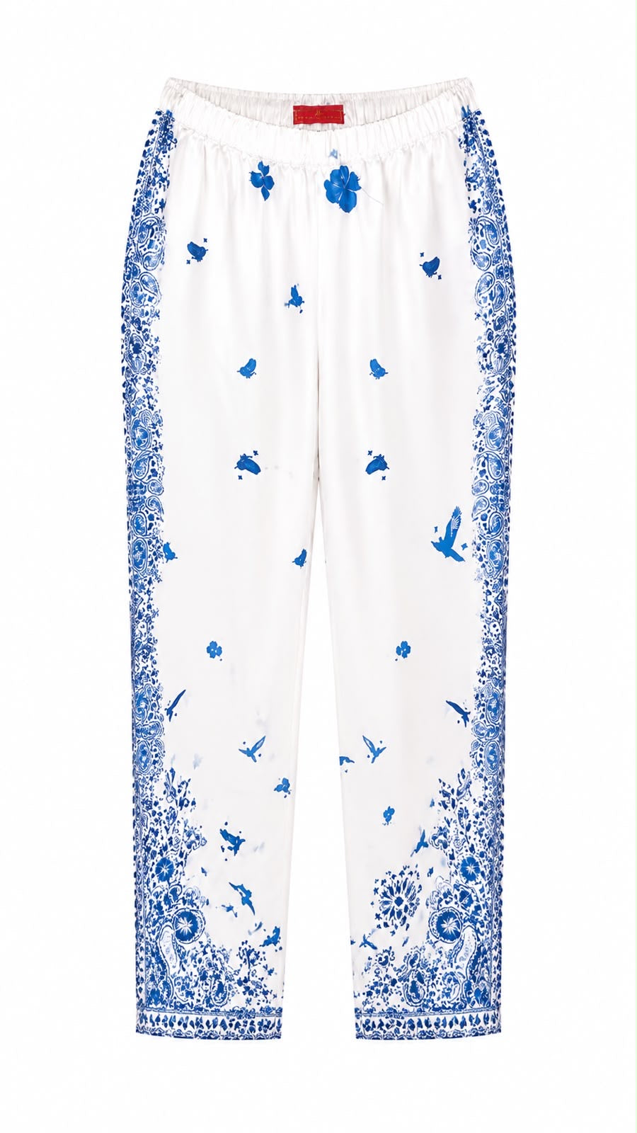 TROUSER BANDANA DOVE WHITE BLUE MCL11655