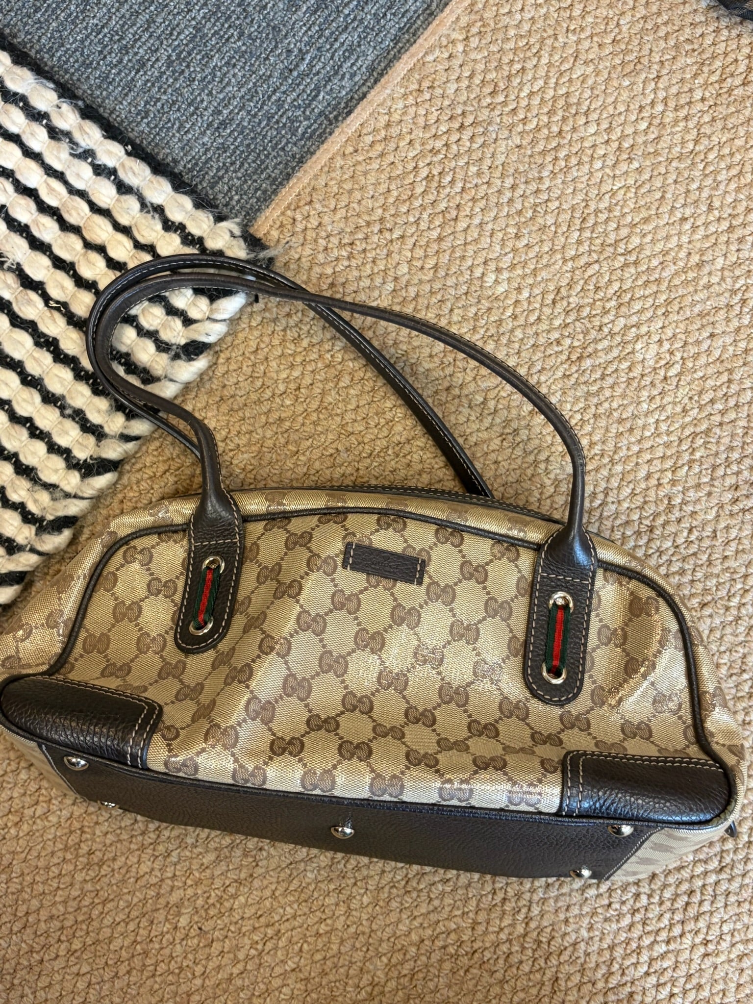 Gucci GG Glossy Boston Handbag