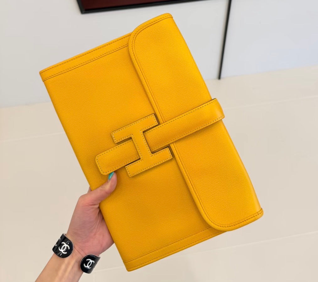 HERMES JIGE JAUNE SOLEIL AVCB1057