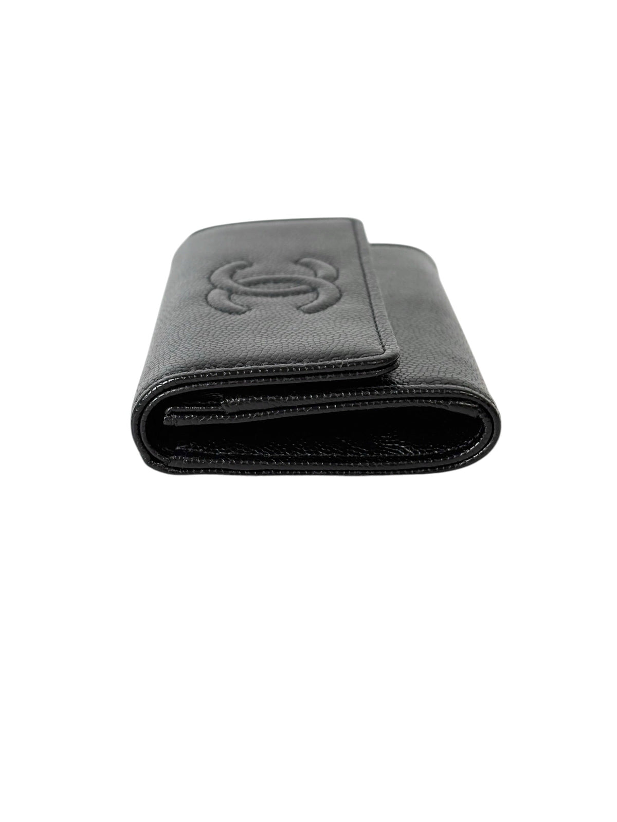 Chanel Black Mini Caviar Card Wallet