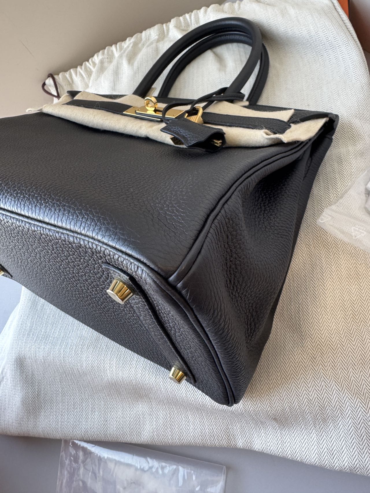 Hermès Birkin 30 Black Gold Hardware – Z Stamp