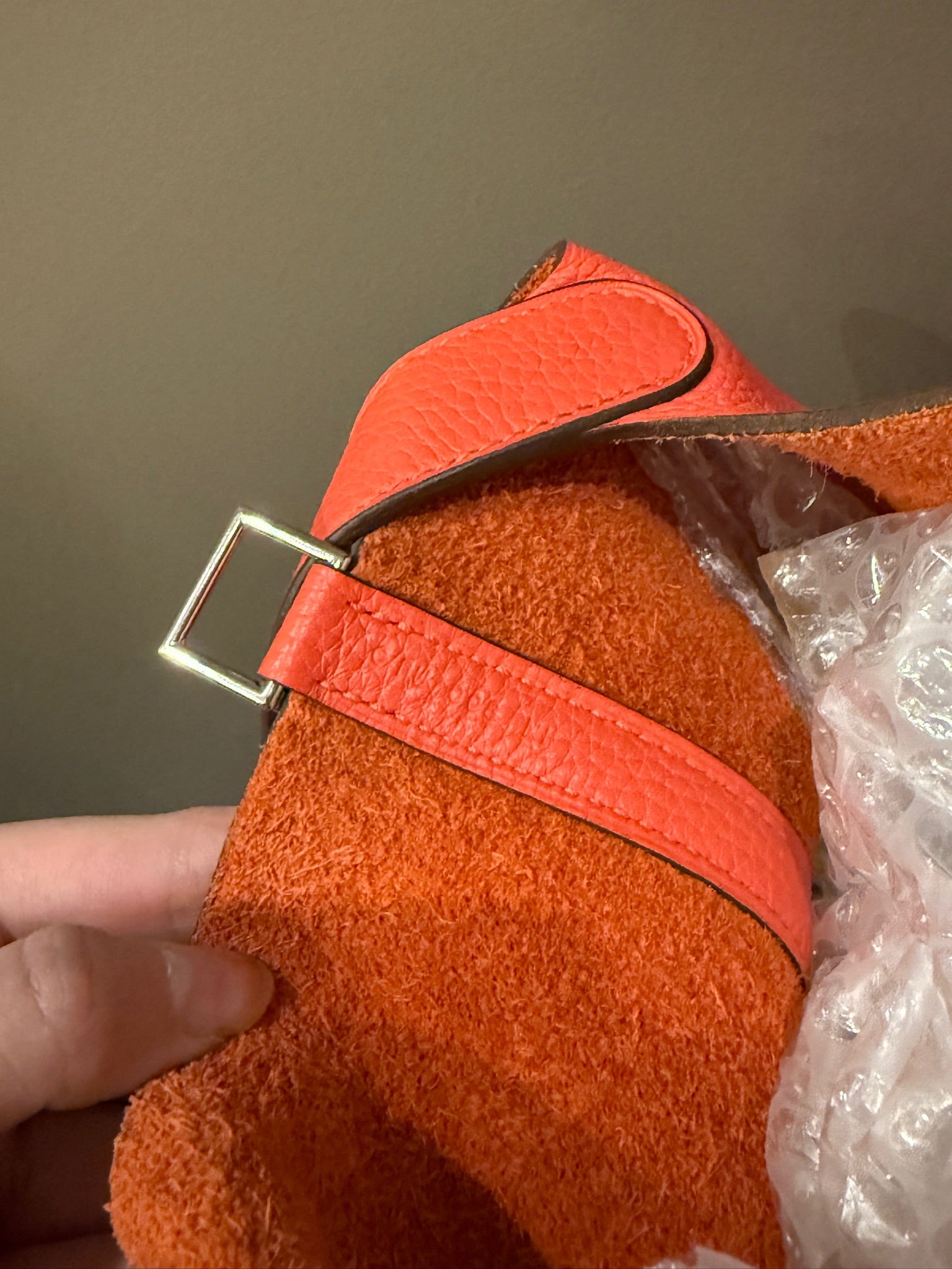 Hermès Picotin Lock 22 Clemence Rose Jaipur Palladium Hardware Stamp C
