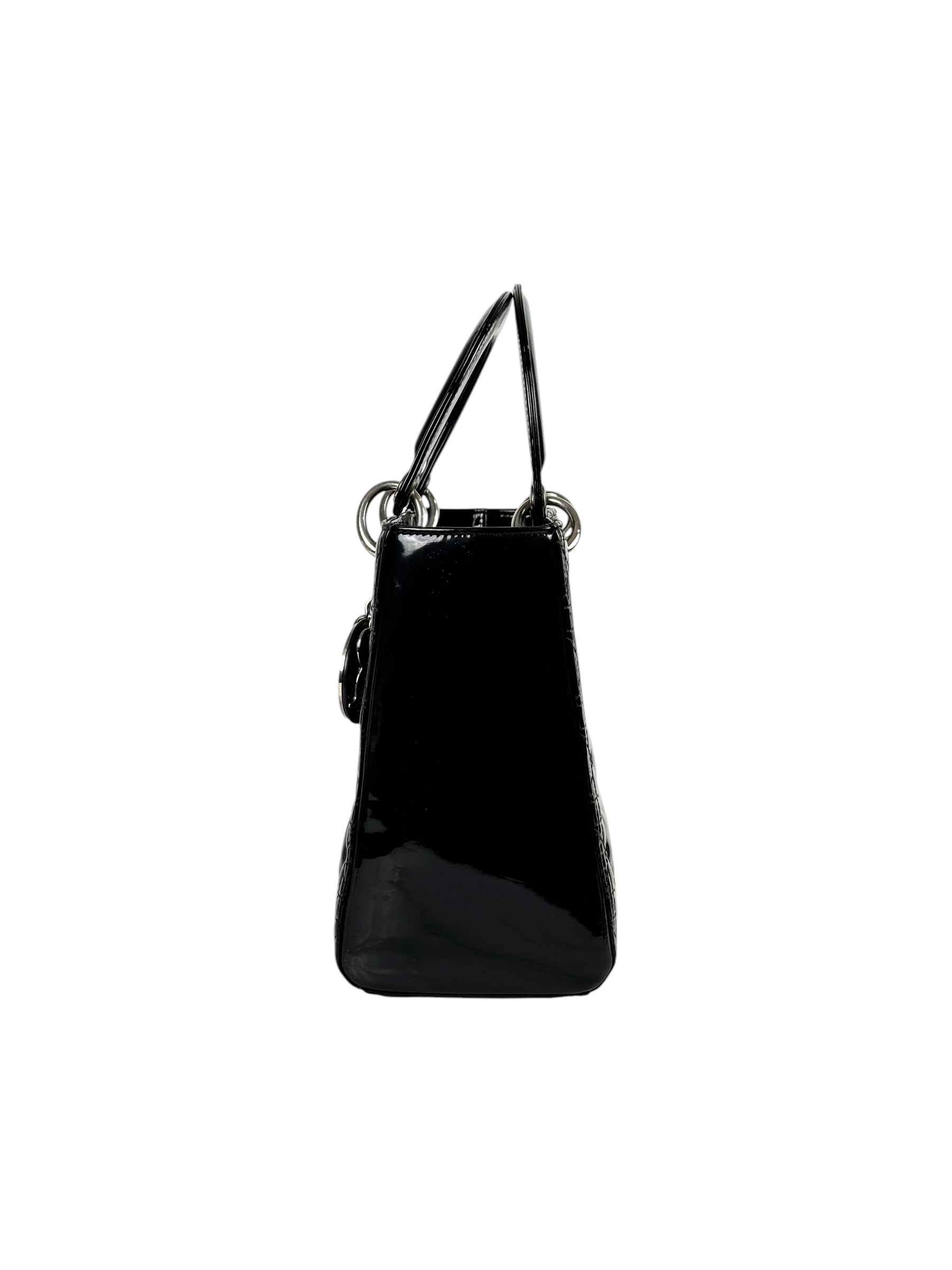 Dior Lady Dior Medium Bag in Black