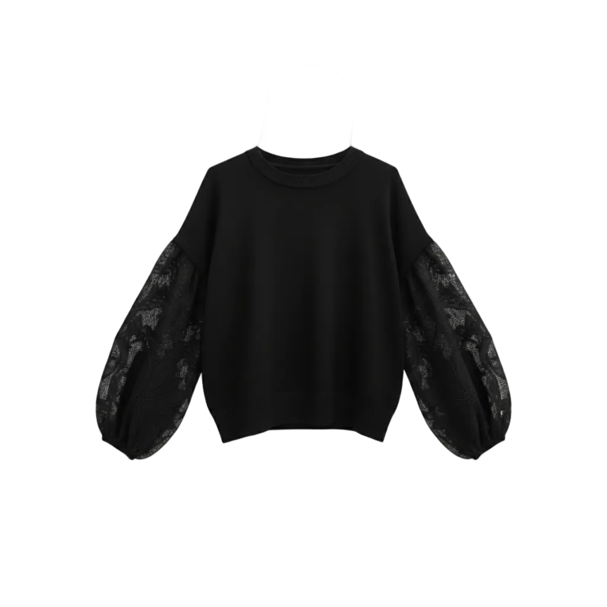 EMBROIDERED PUFFY SLEEVES TOP (فستان)"DINA"