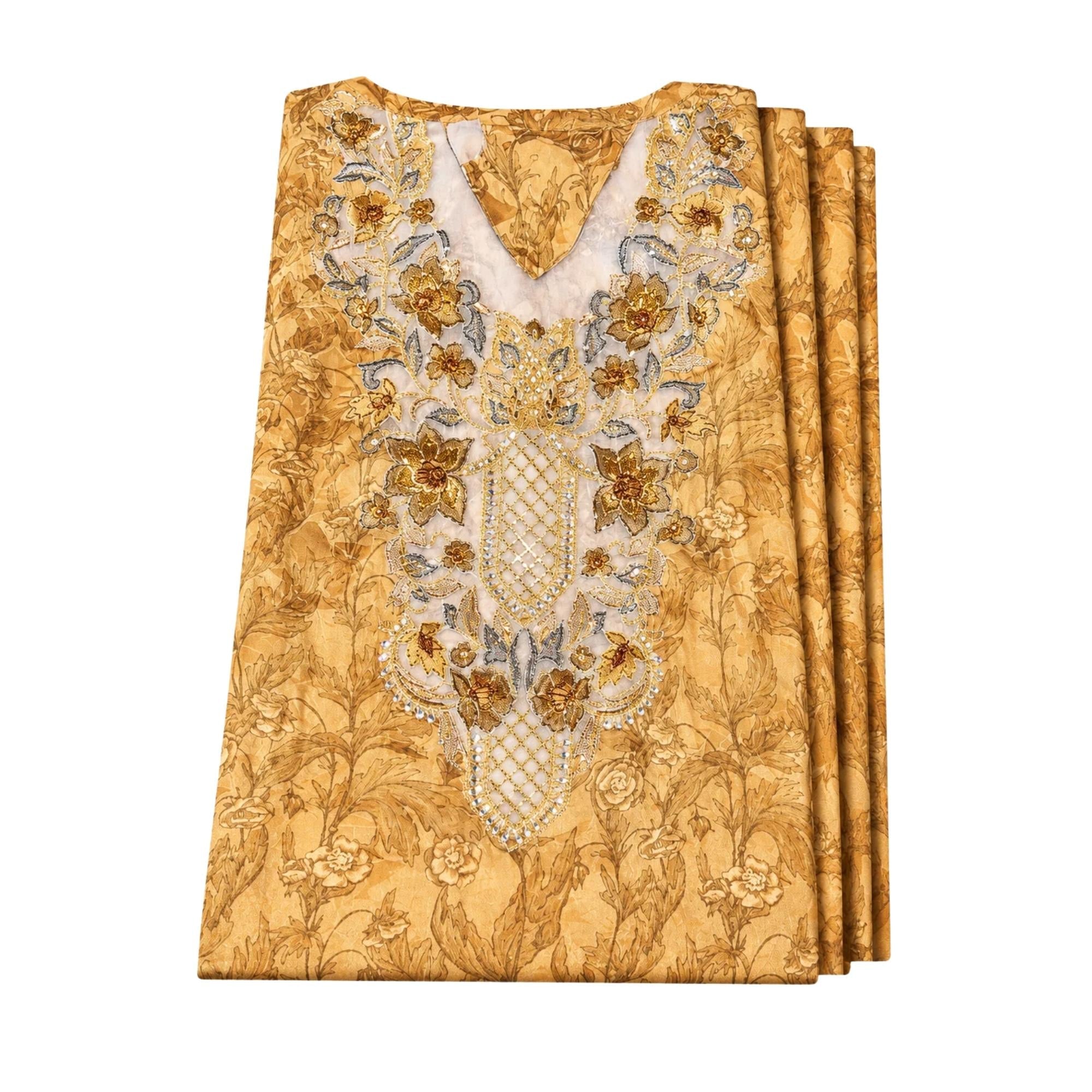 EMBROIDERED TWO-PIECE SET “SCHEHERAZADE BLOOM”