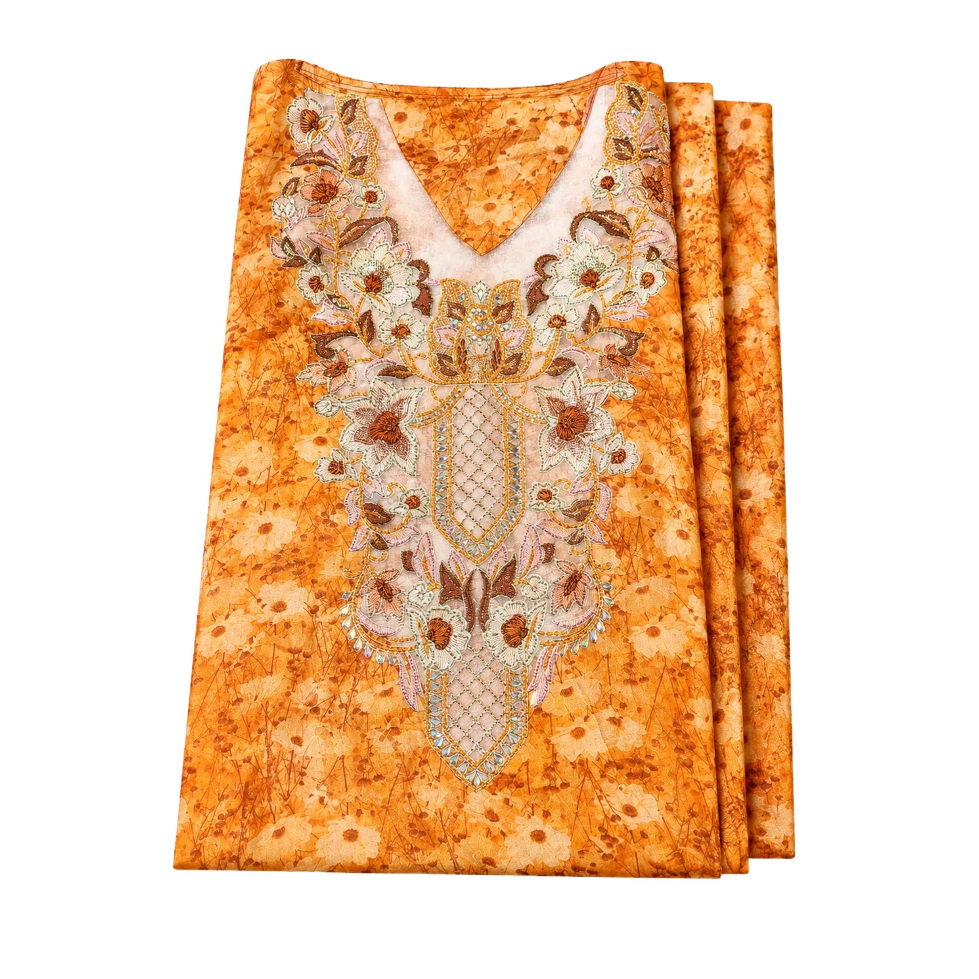 EMBROIDERED TWO-PIECE SET “SCHEHERAZADE BLOOM”