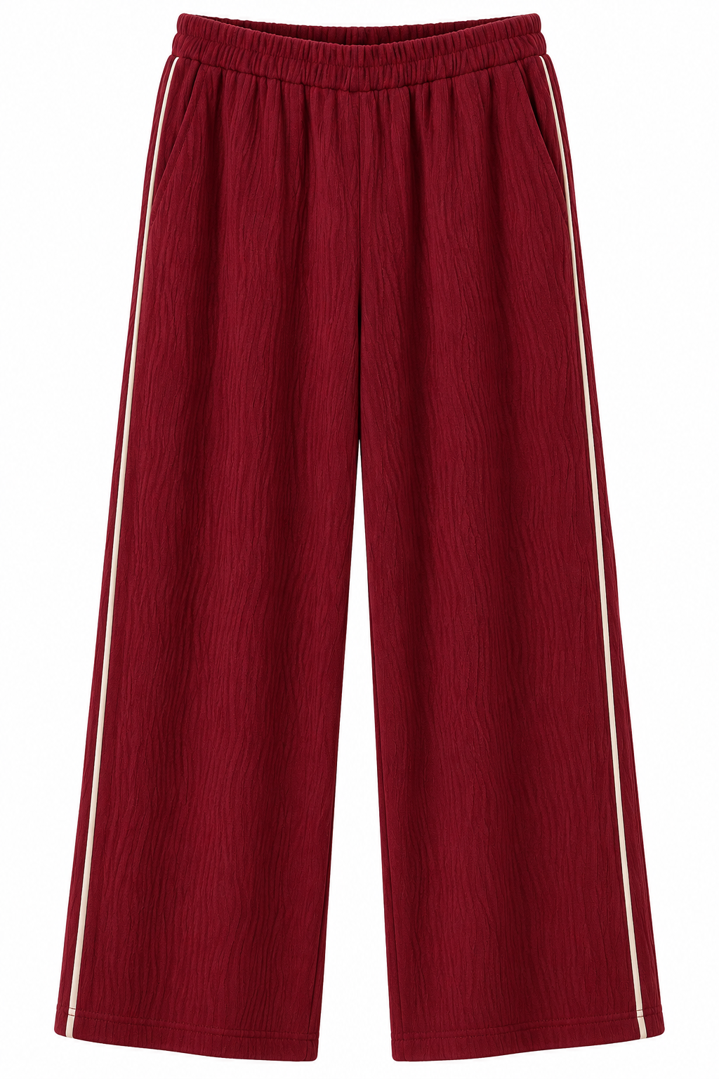 TROUSER PIPPING KNITWEAR CHERRY MCL13248