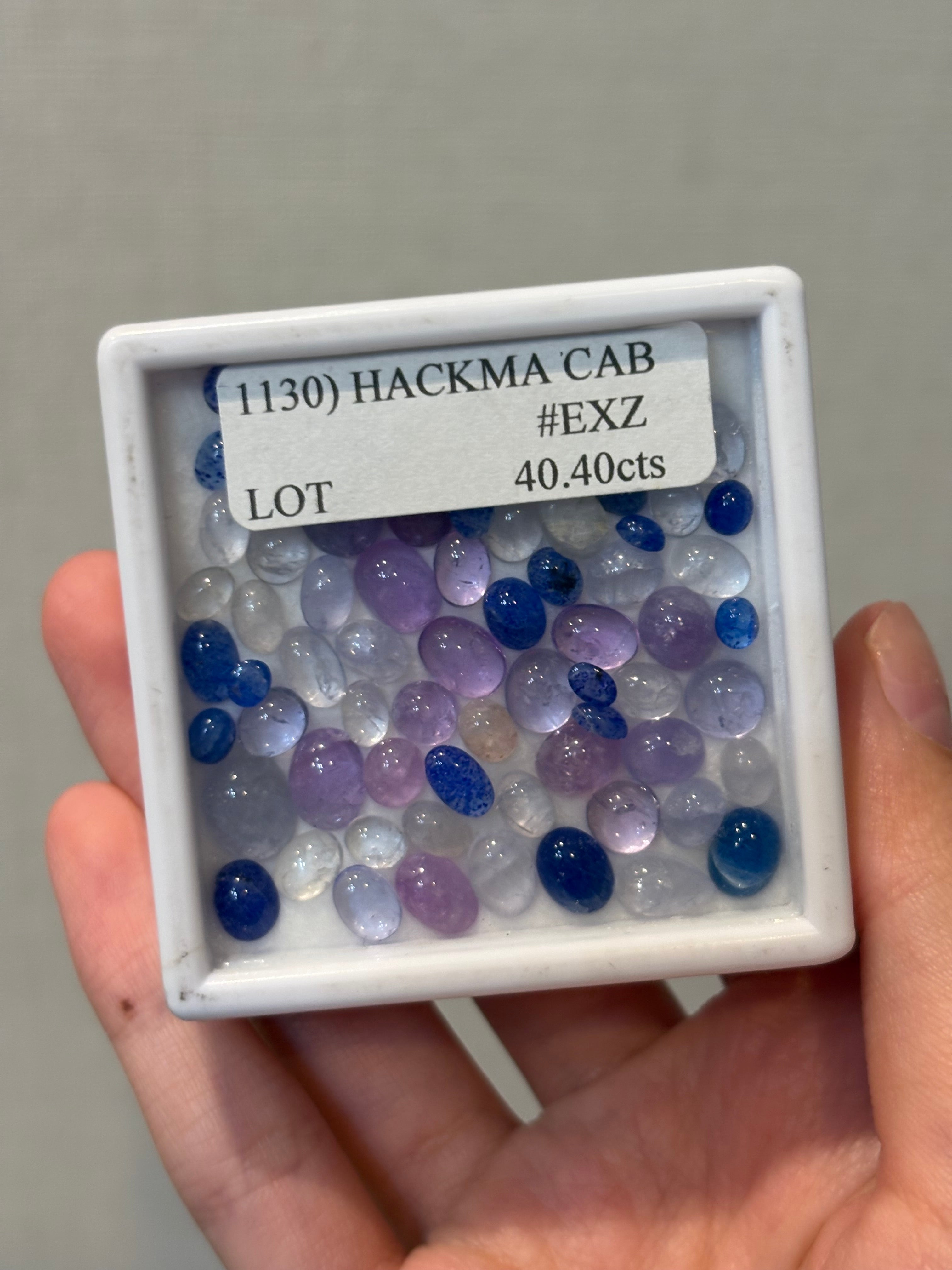 40.40ct Hackmanite Cabochon Lot THAIC0376