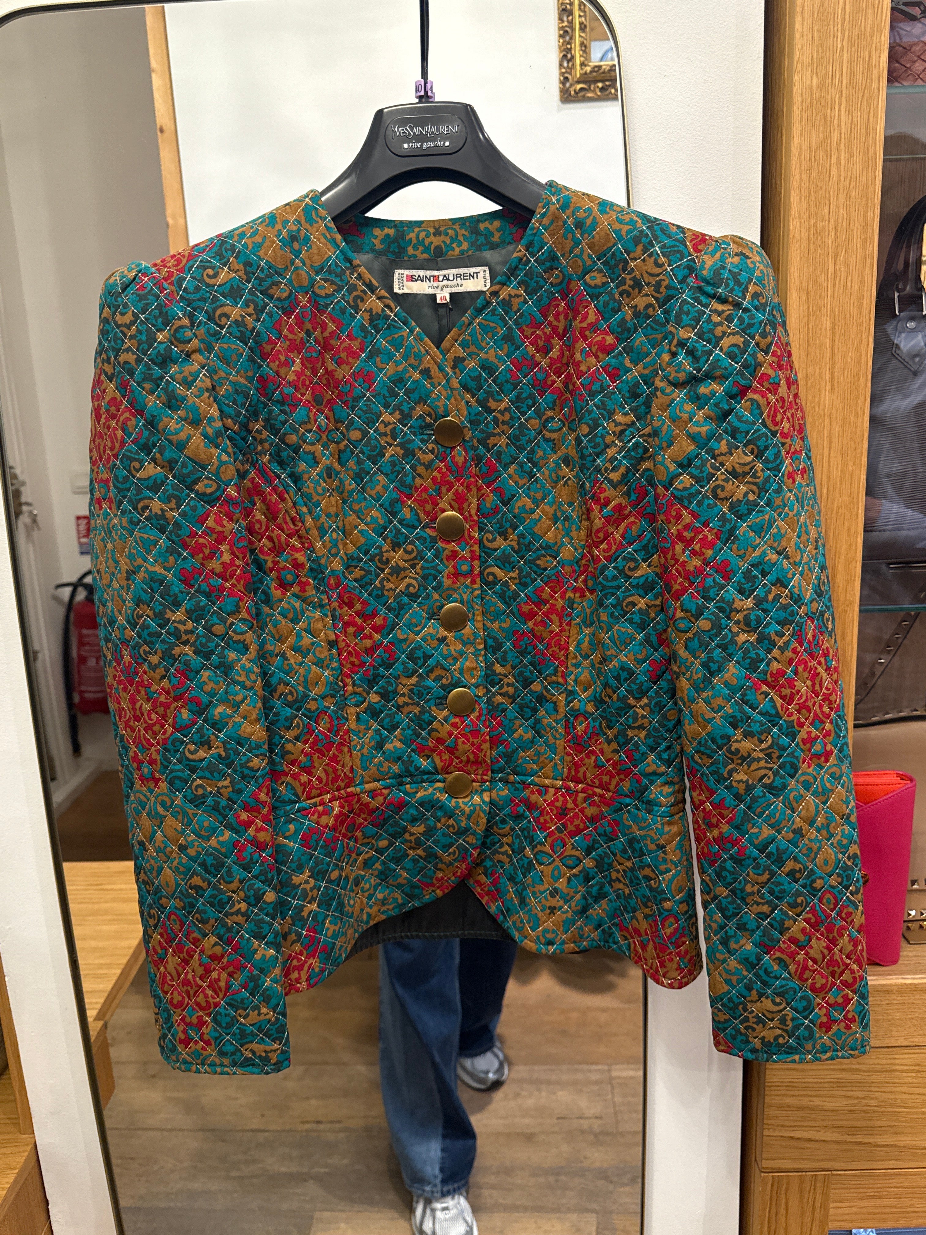 Yves Saint Laurent Printed patted jacket AGC3620
