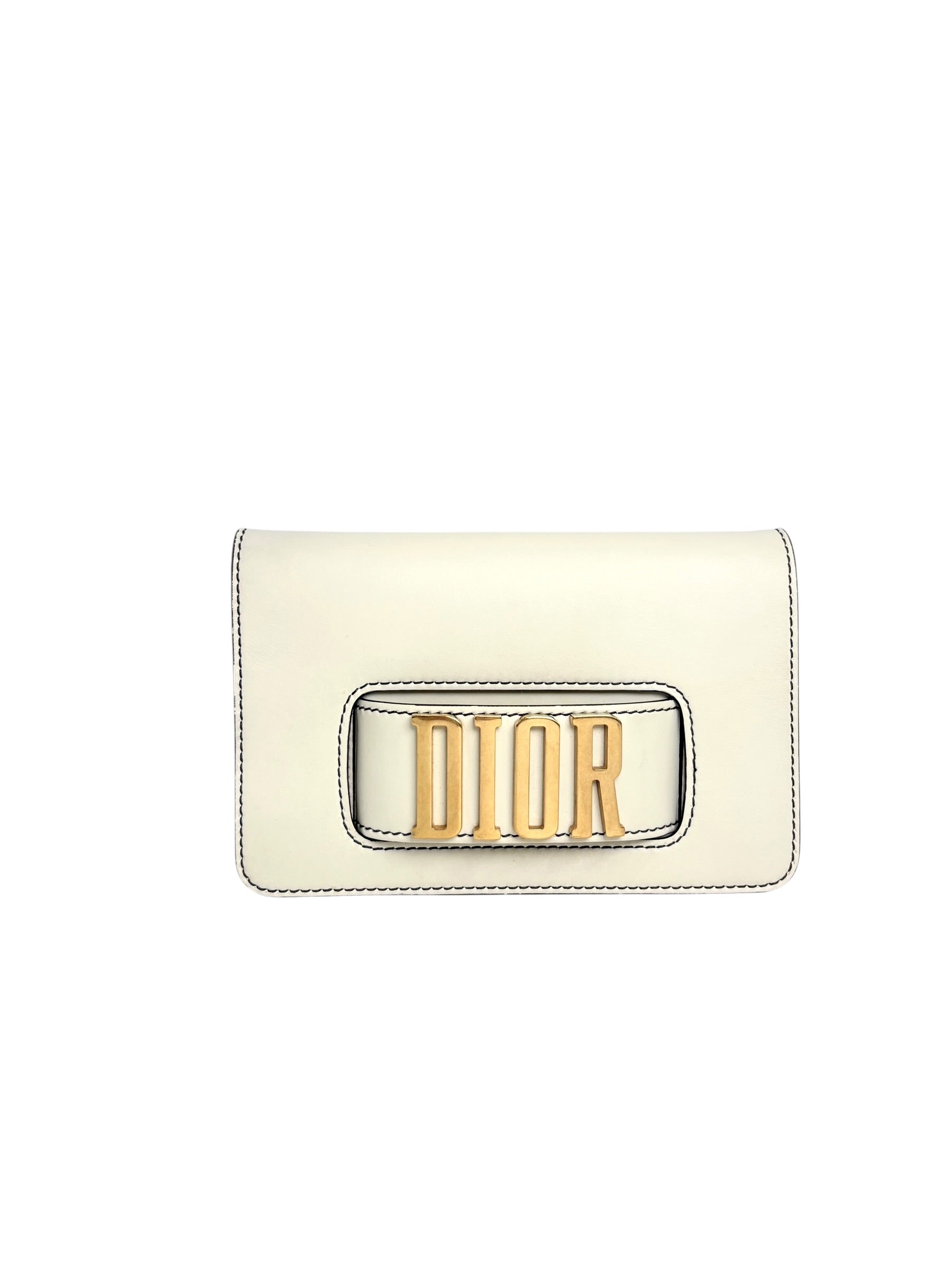 Dior White Clutch Bag