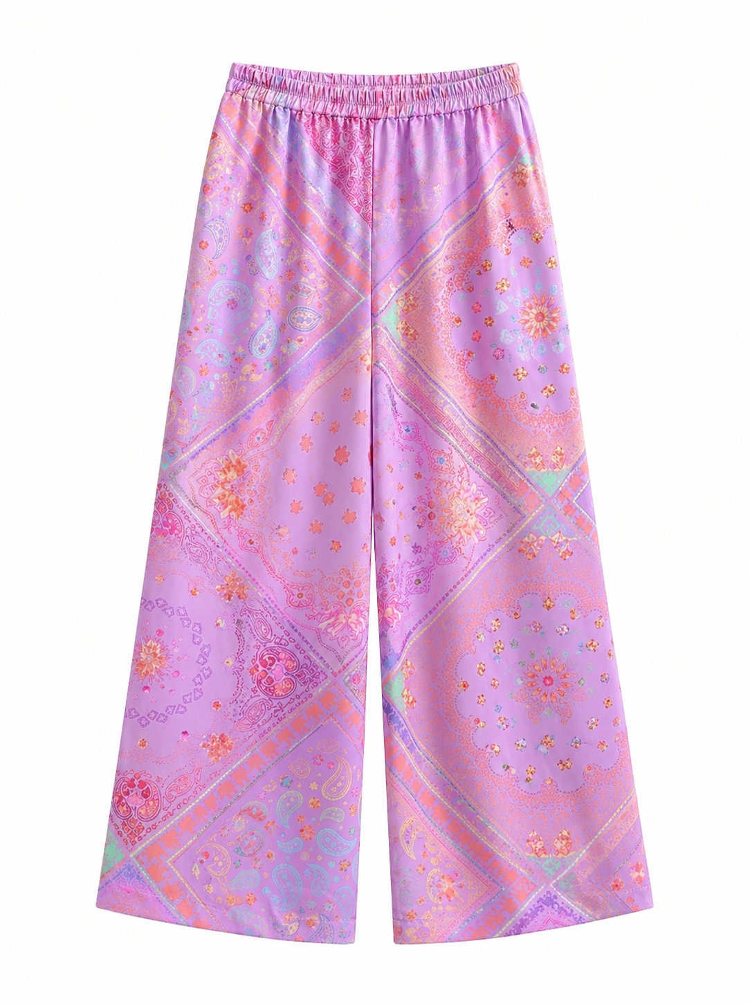 TROUSER BANDANA ELEPHANT PURPLE LUCKY CAT MCL11188