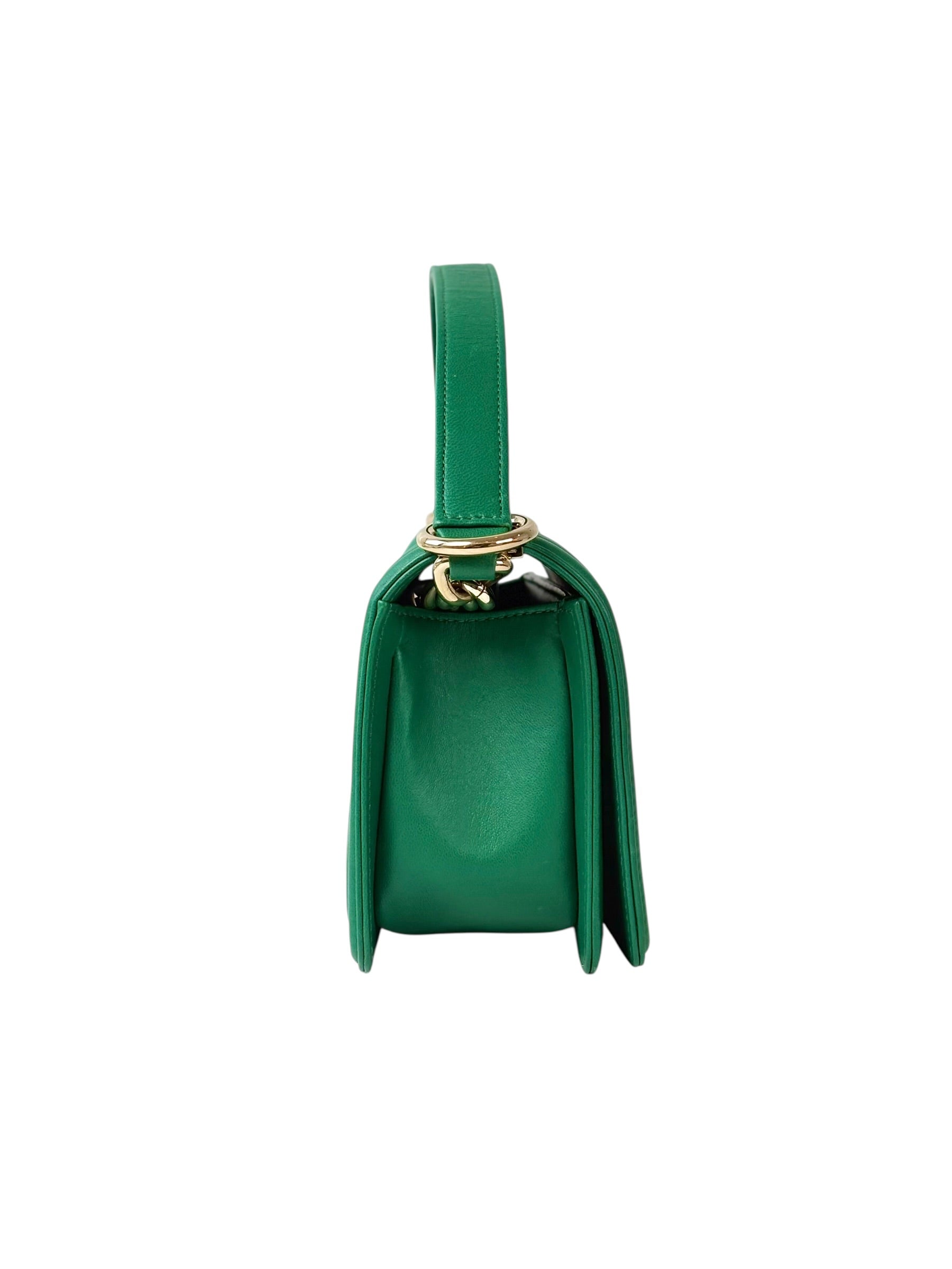 Chanel Small Green Boy Bag