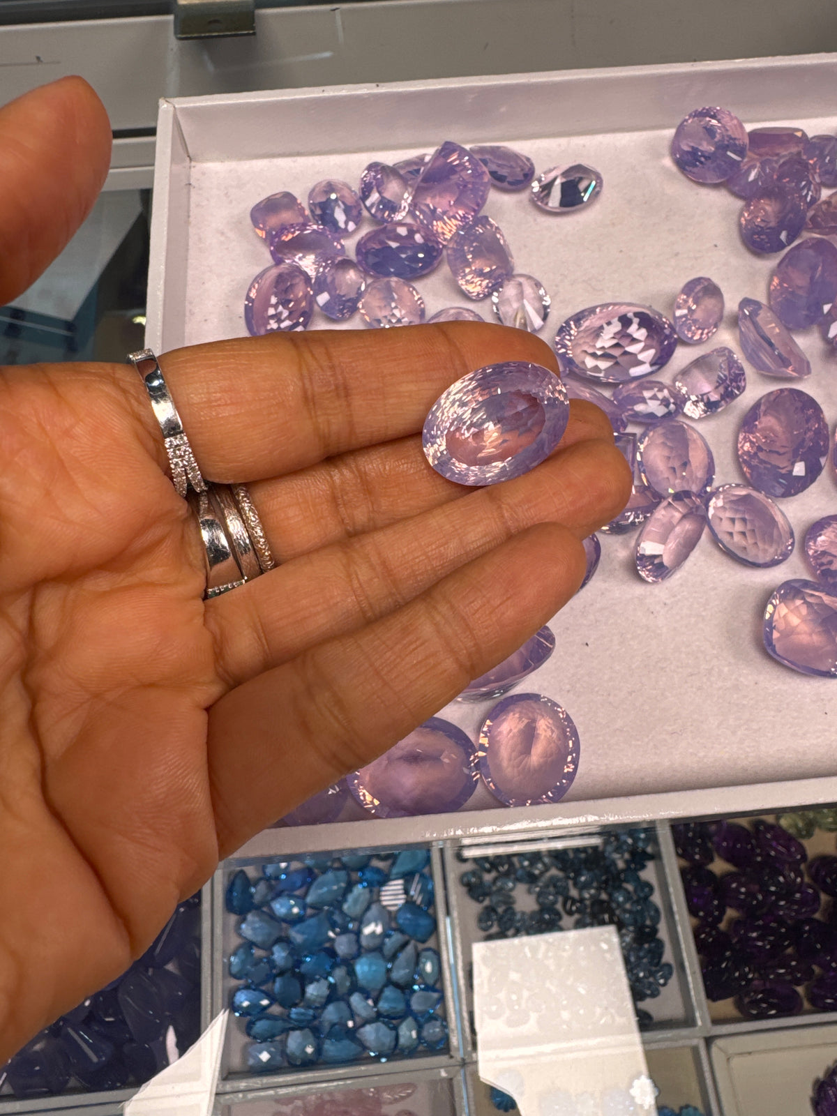 Lavender quartz gem fair 28