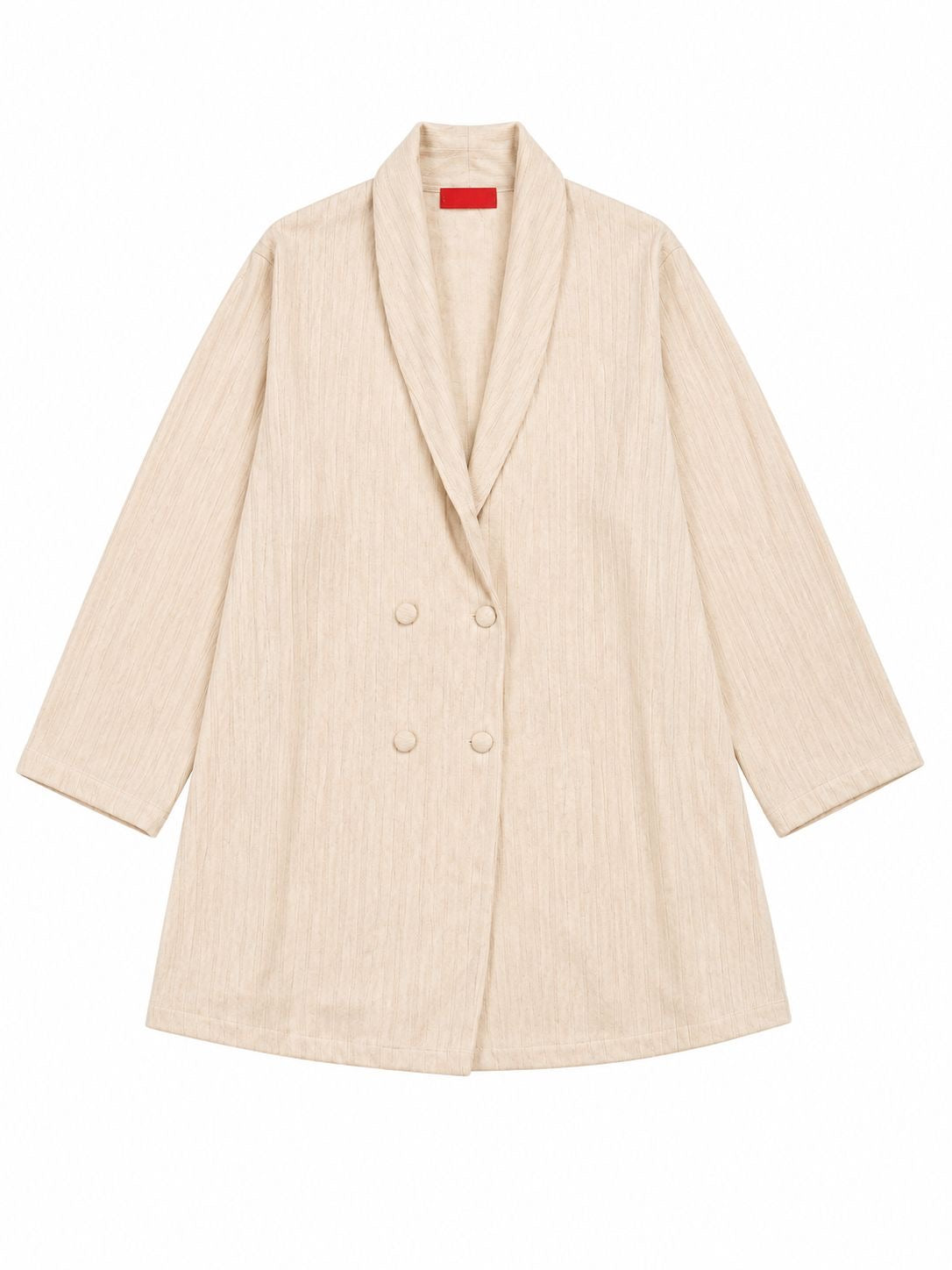 CARDIGAN JACKET COCOON BEIGE KNIT MCL13221