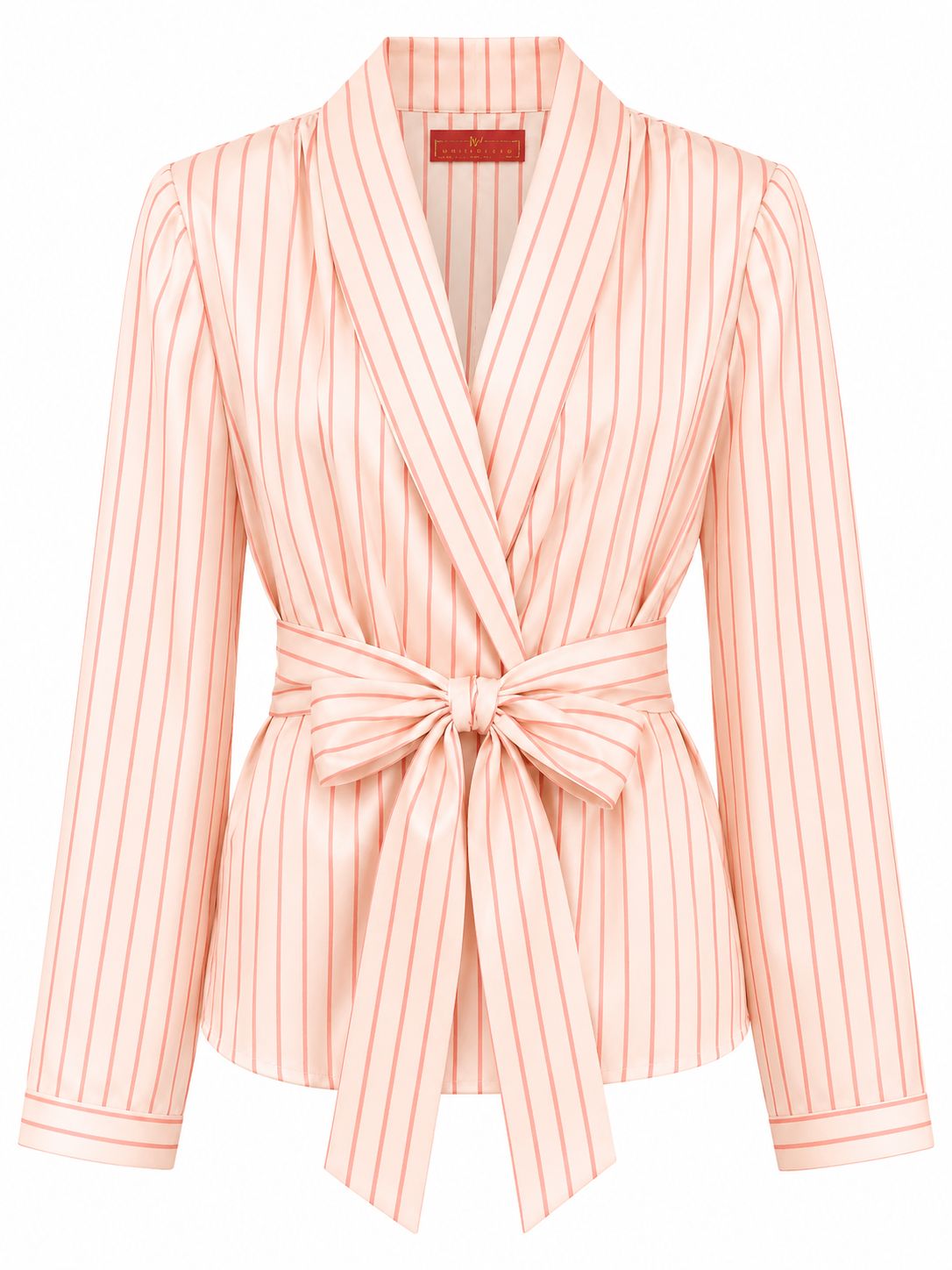 JACKET SAGE PINK PINSTRIPES RED MCL11380