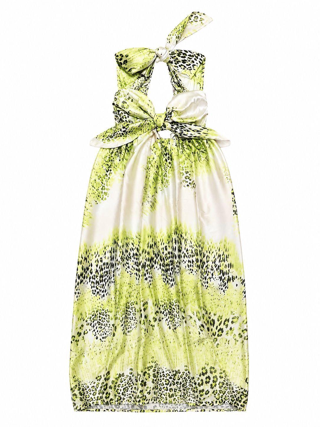 DRESS SAGA BOW LEO MINT GRADIENT MCL12131