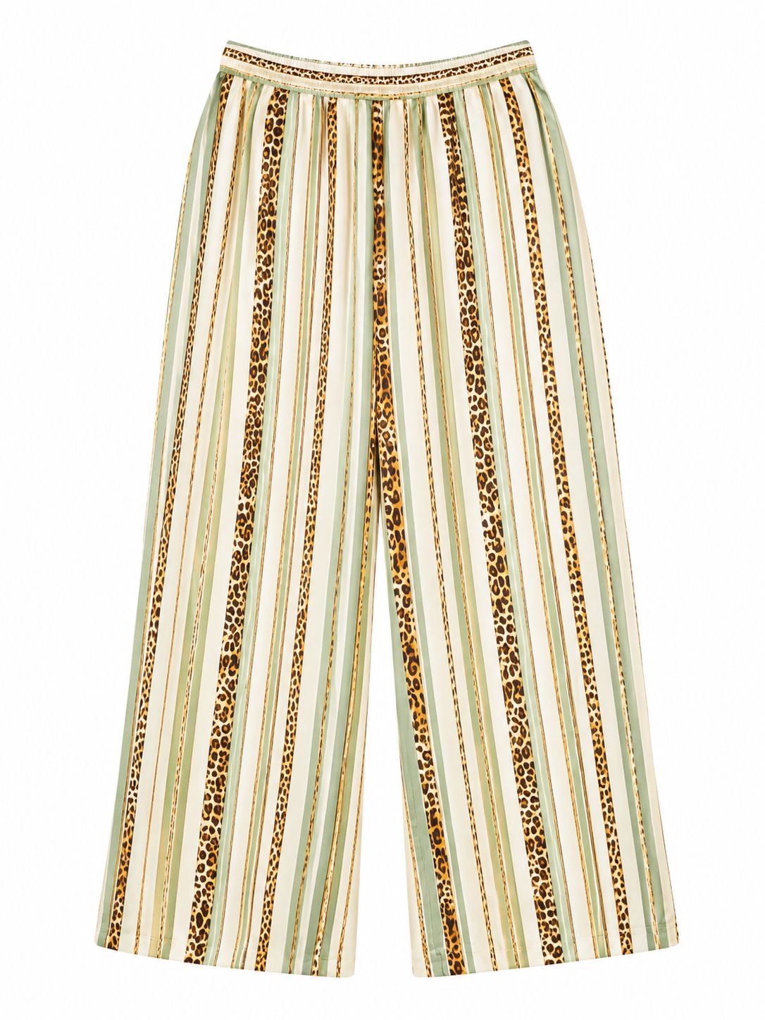 TROUSER LEO PINSTRIPES OLIVE GREEN MCL13207