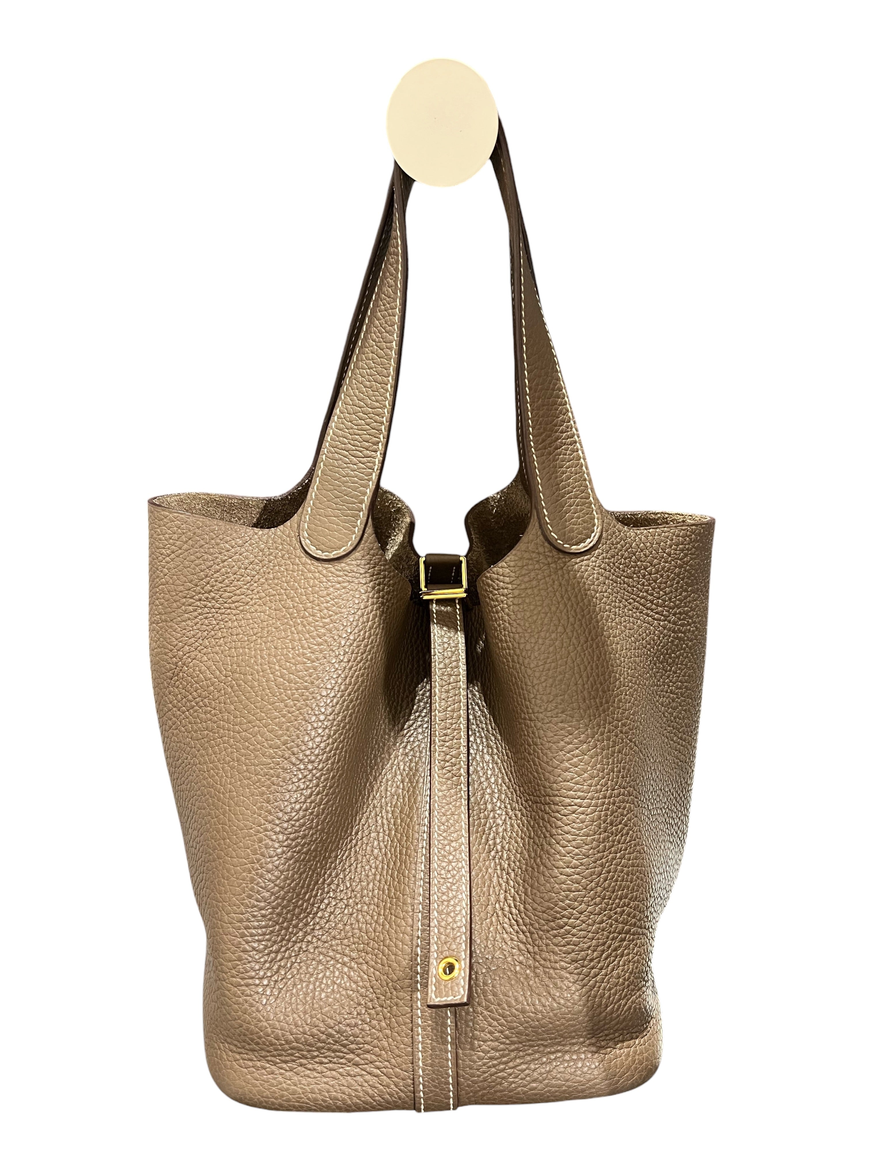 HERMES PICOTIN LOCK ETOUPE CLEMENCE HANDBAG 2000000150284
