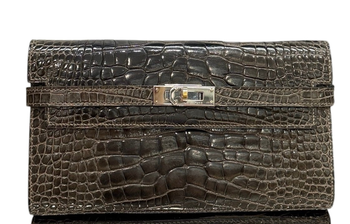 Hermes Kelly Long Wallet with PHW