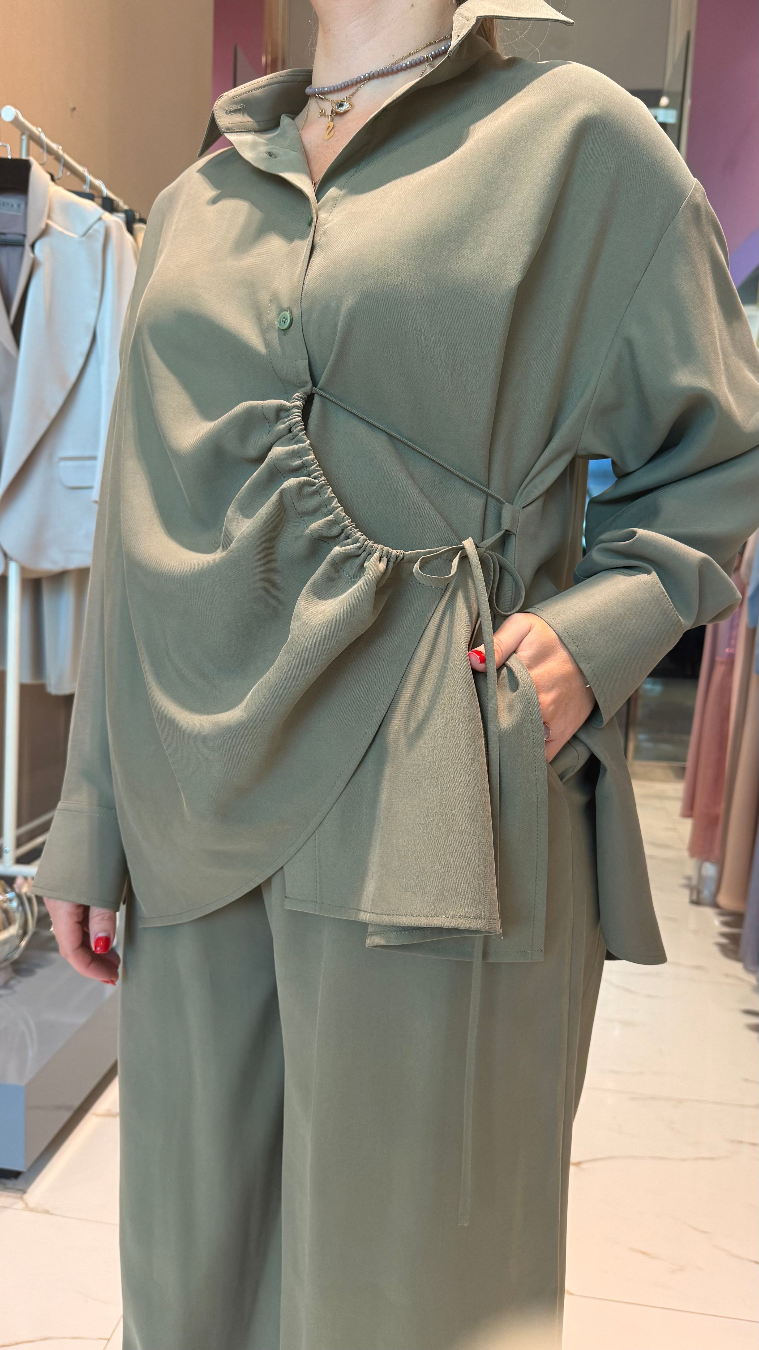 LONG SLEEVES BUTTONED DOWN SHIRT (قميص) “NINA”