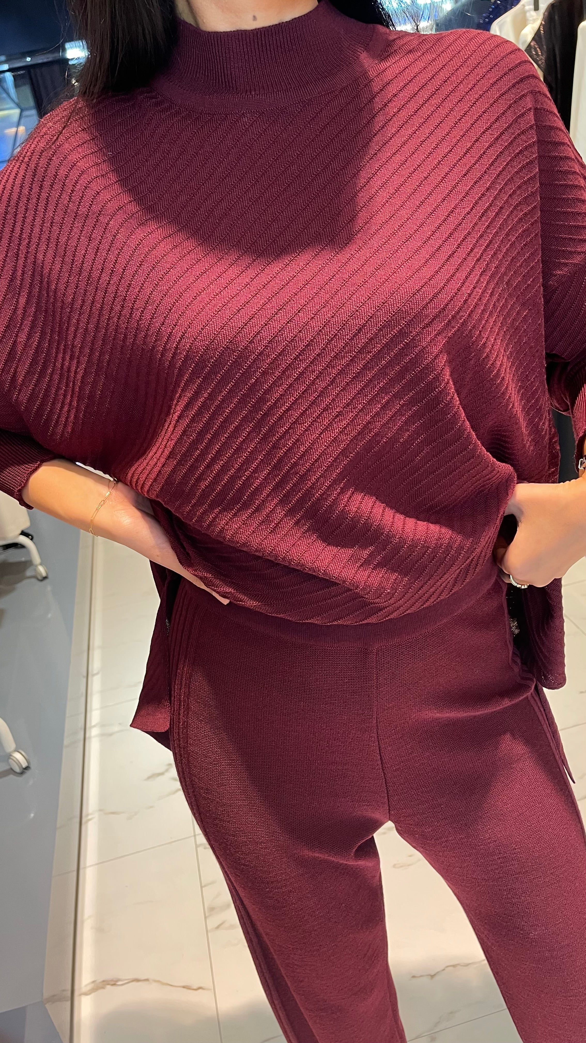 LOOSE FIT ALONDRA SET (SWEATER & TROUSERS)