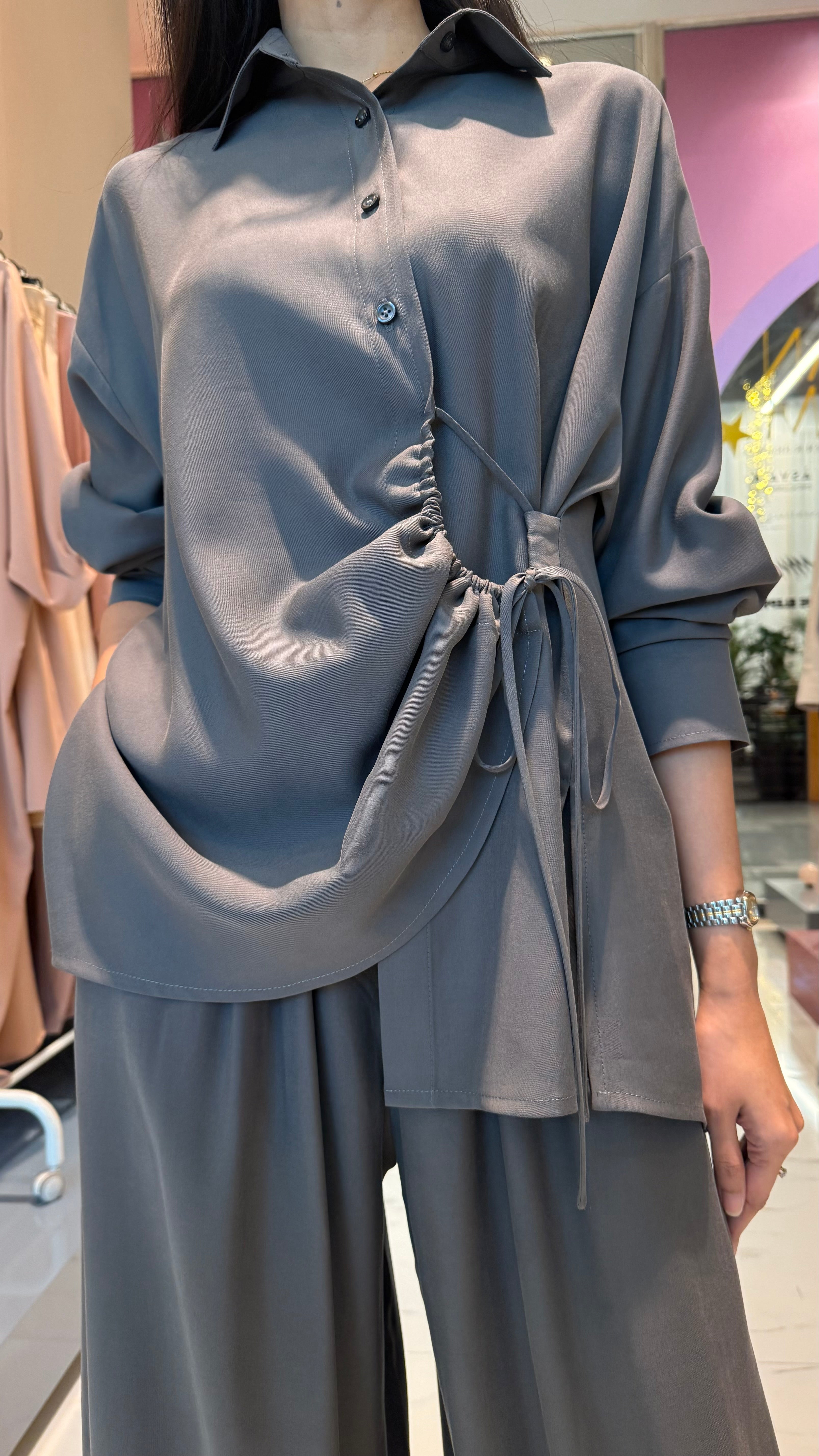LONG SLEEVES BUTTONED DOWN SHIRT (قميص) “NINA”