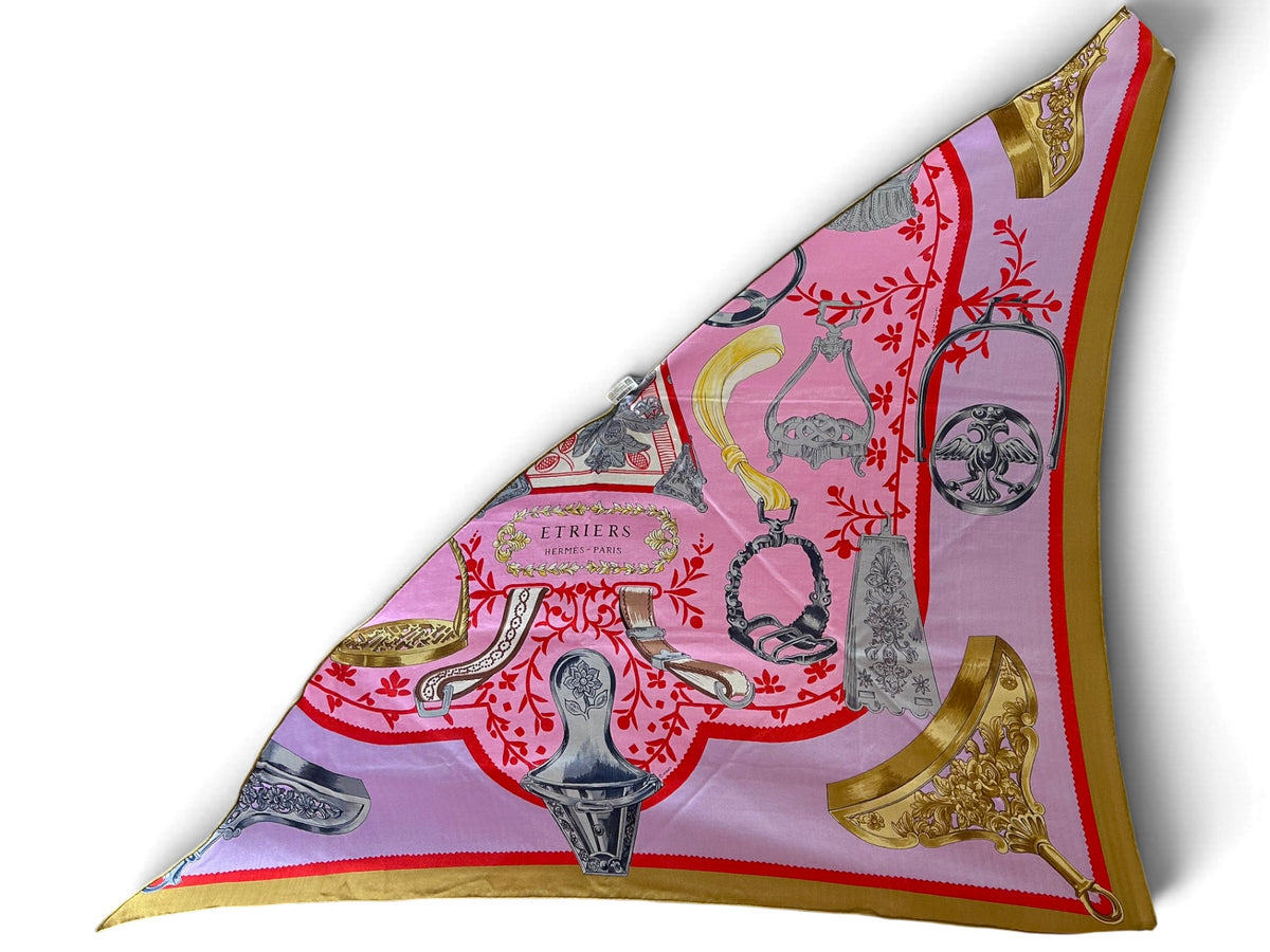 Hermes 140cm Cashmere/ Silk Large Triangle Scarf - in Box