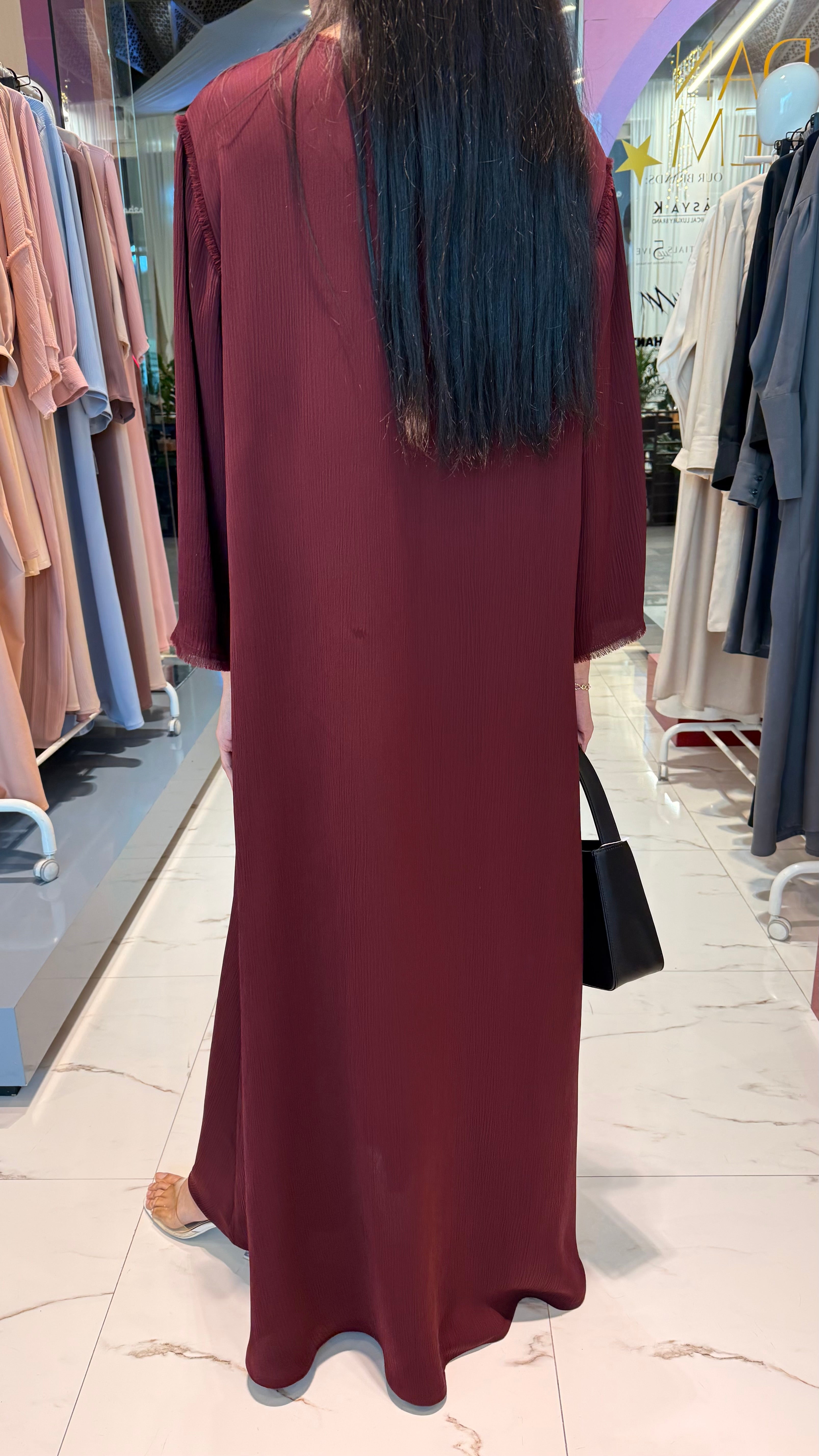 ROUND NECK A-LINE DRESS "KATYA”