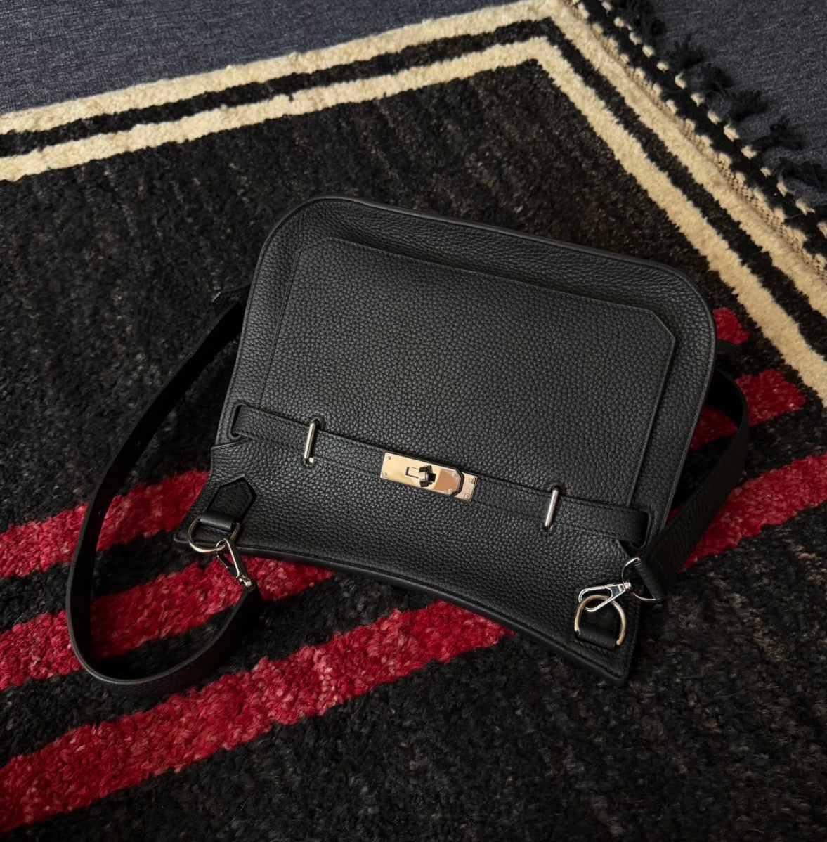 HERMES JYPSIERE 31 BLACK PHW AVCB1060