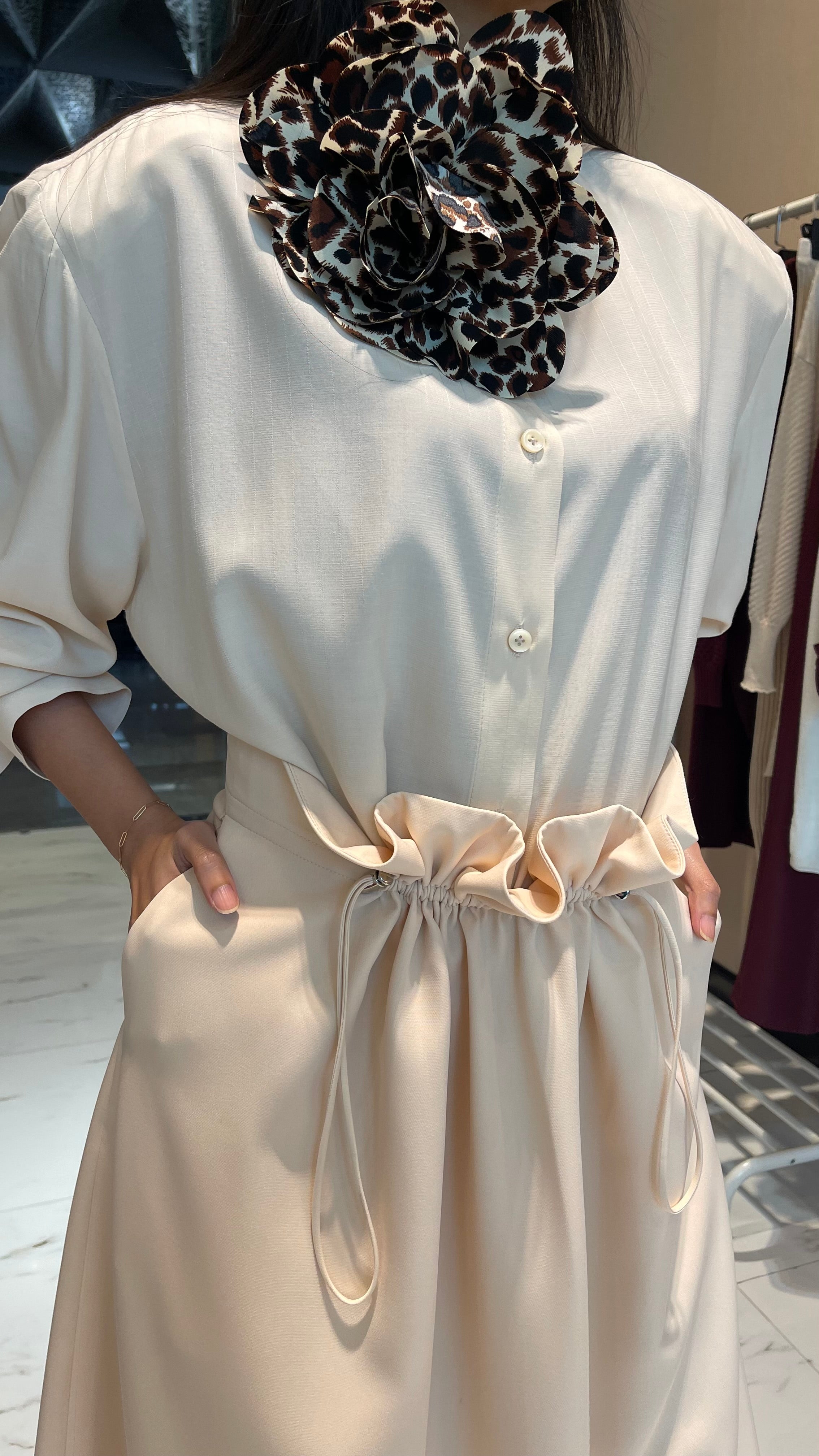 HIGH WAIST SKIRT (التنورة) “JINA” (CREPE COLLECTION)