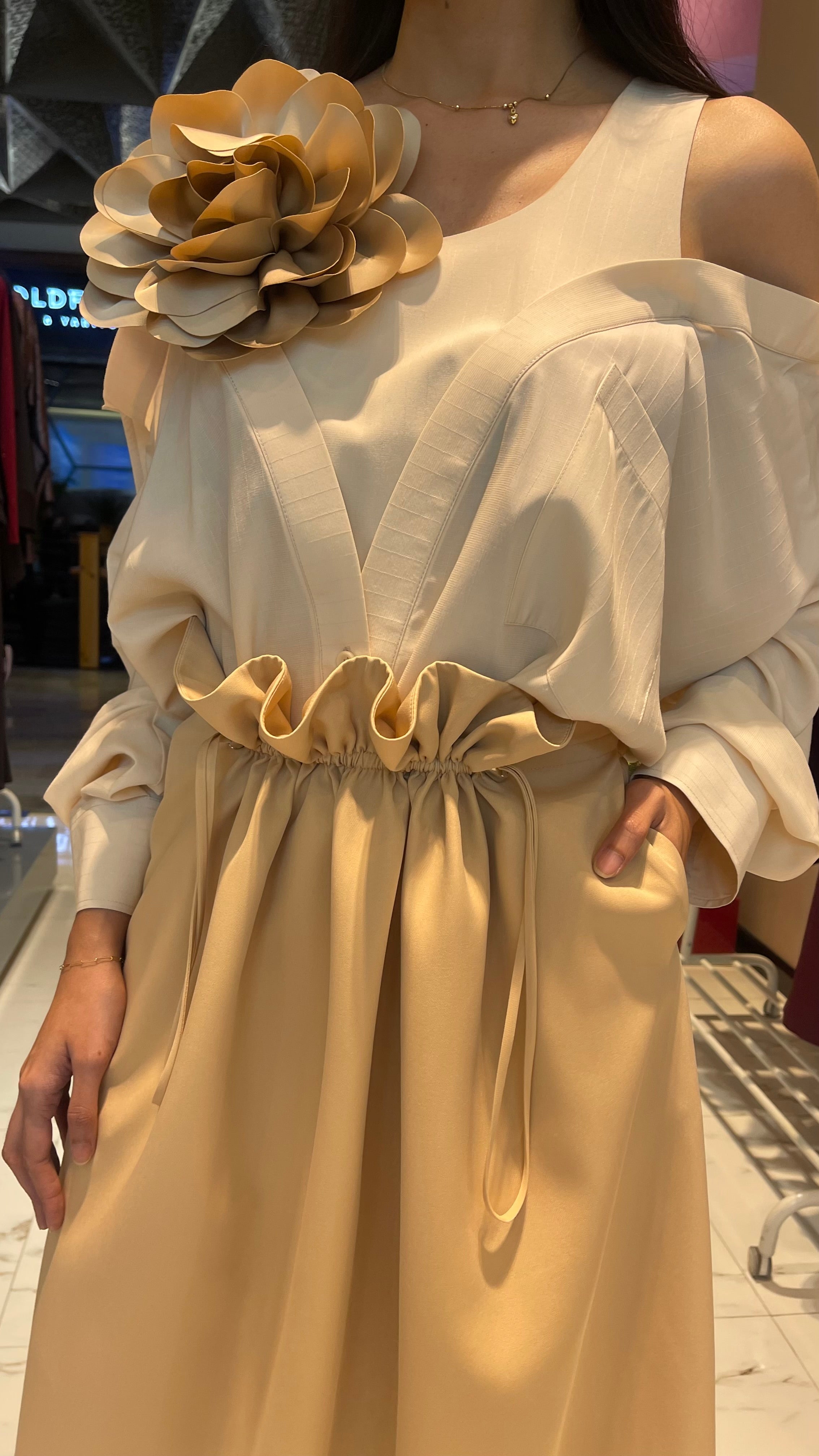 HIGH WAIST SKIRT (التنورة) “JINA” (CREPE COLLECTION)