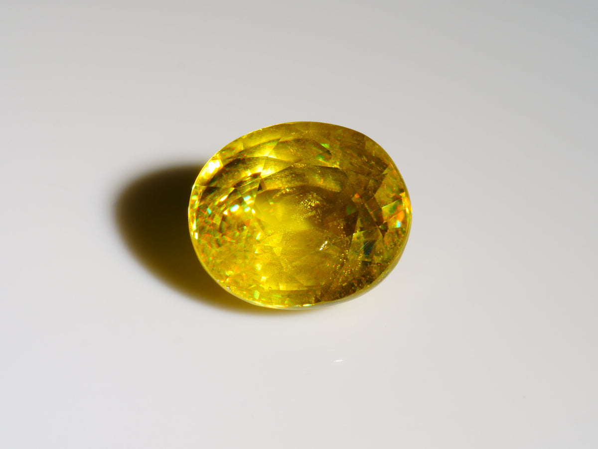 Ambilobe Sphene 4.57ct Oval Fancy Cut