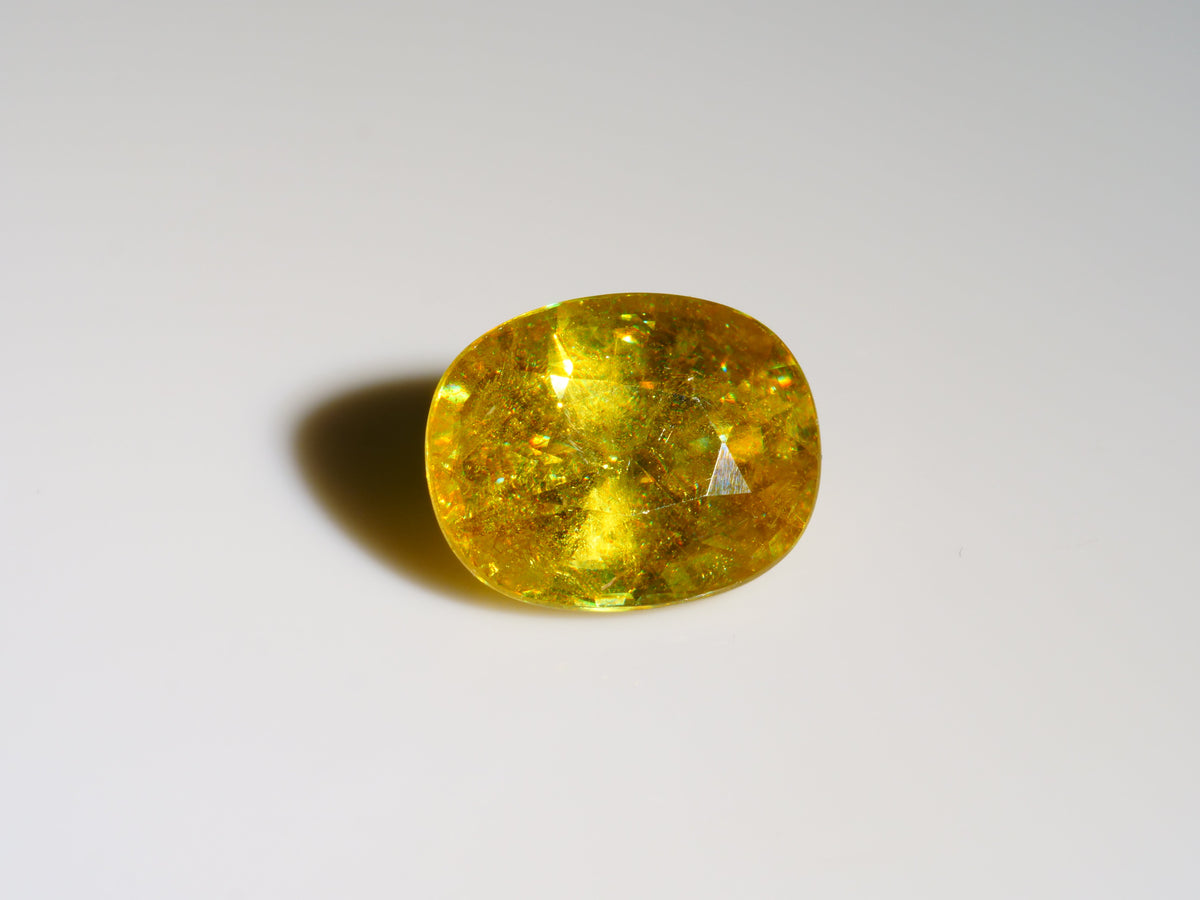 Ambilobe Sphene 3.35ct Oval Fancy Cut