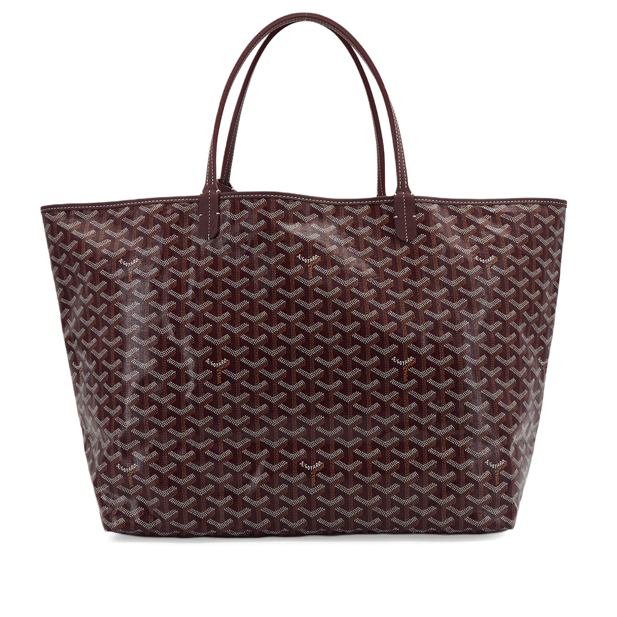 GOYARD SAINT LOUIS GM TOTE BAG BORDEAUX GOYARDINE CANVAS 90345074