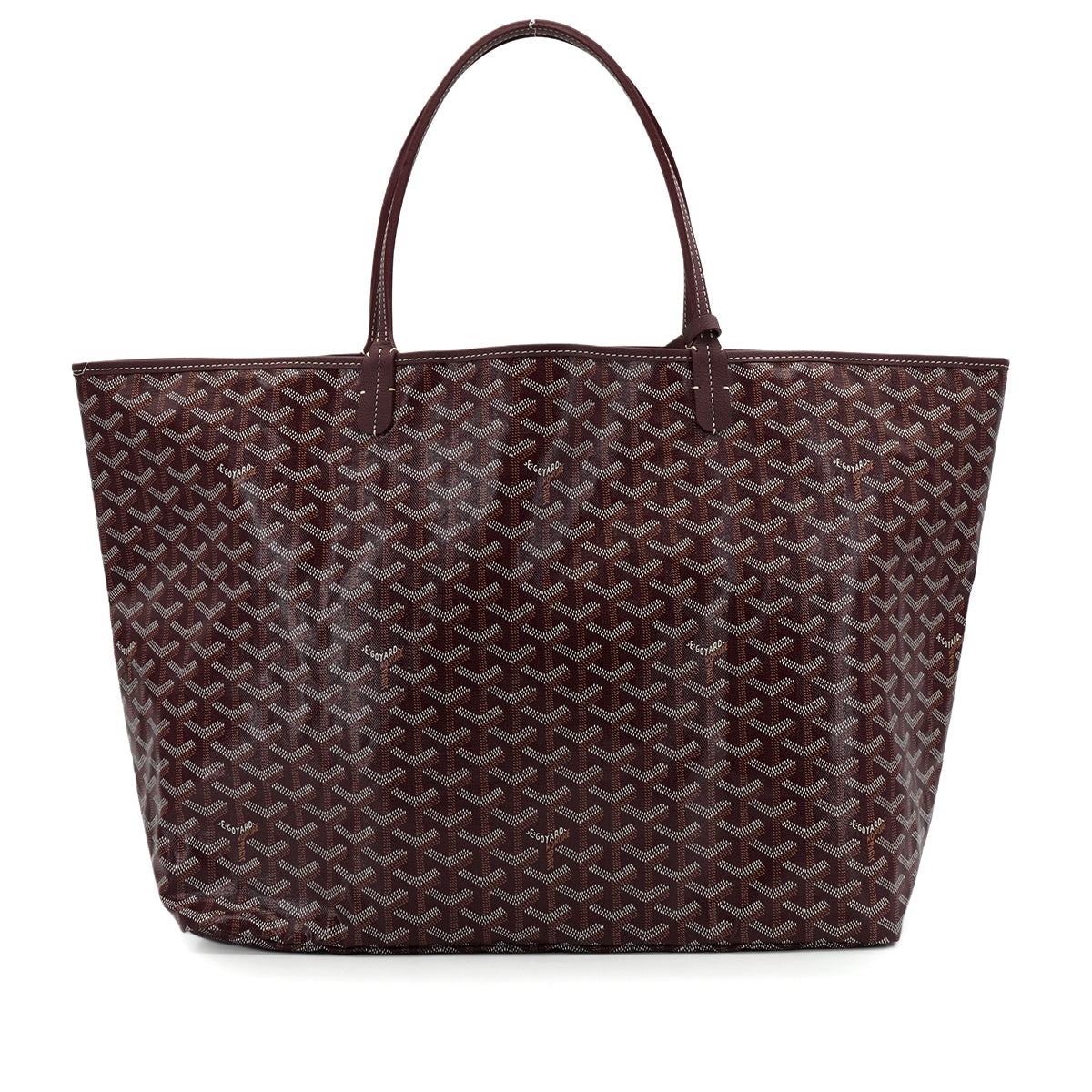 GOYARD SAINT LOUIS GM TOTE BAG BORDEAUX GOYARDINE CANVAS 90345074