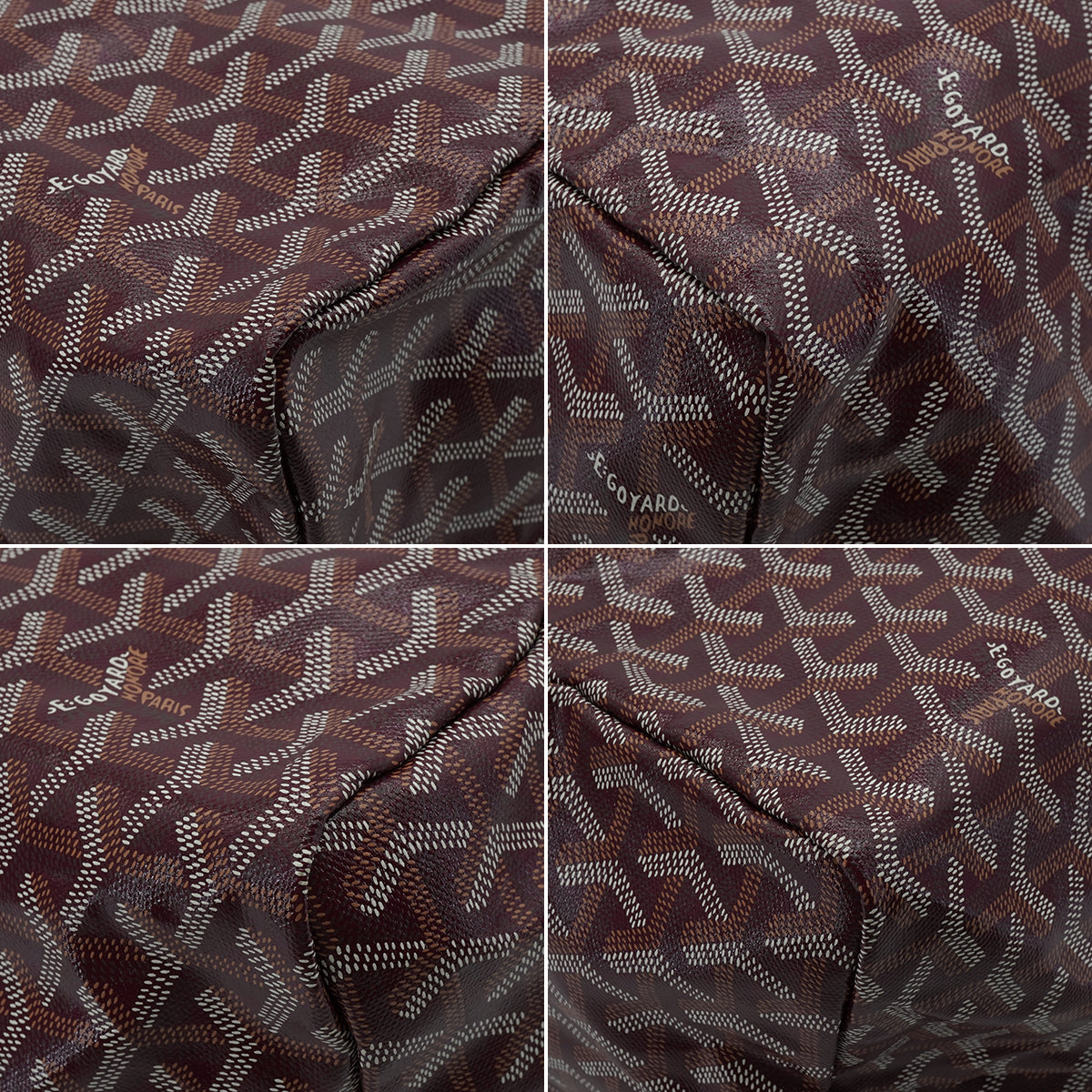 GOYARD SAINT LOUIS GM TOTE BAG BORDEAUX GOYARDINE CANVAS 90345074