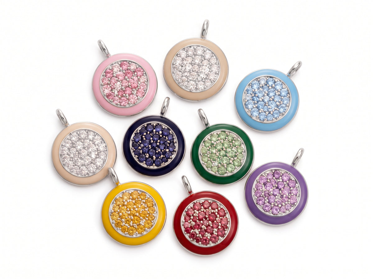 Silver Sugar Dust Pendant SETTING ONLY SABSET092
