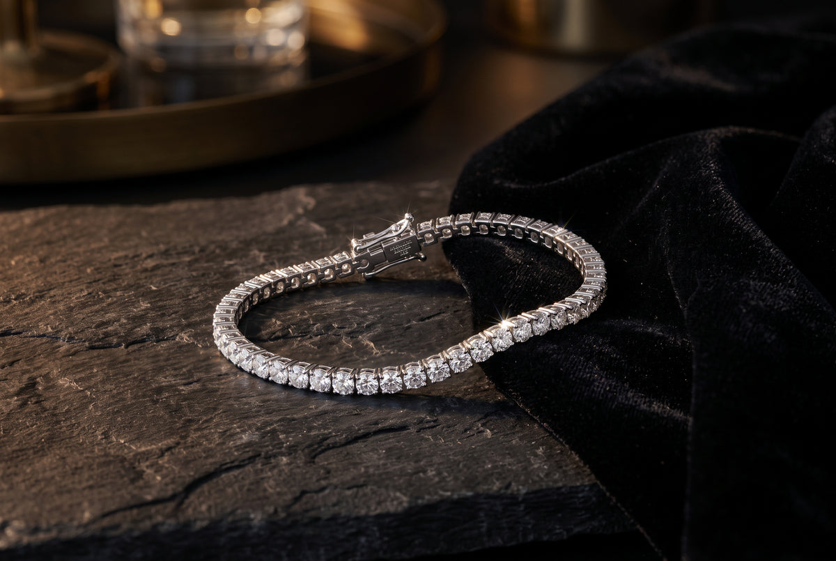 Silver Tennis Bracelet SETTING ONLY SABSET095