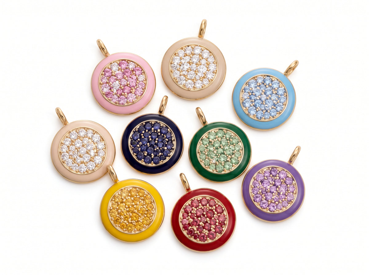 18K Sugar Dust Pendant SETTING ONLY SABSET091