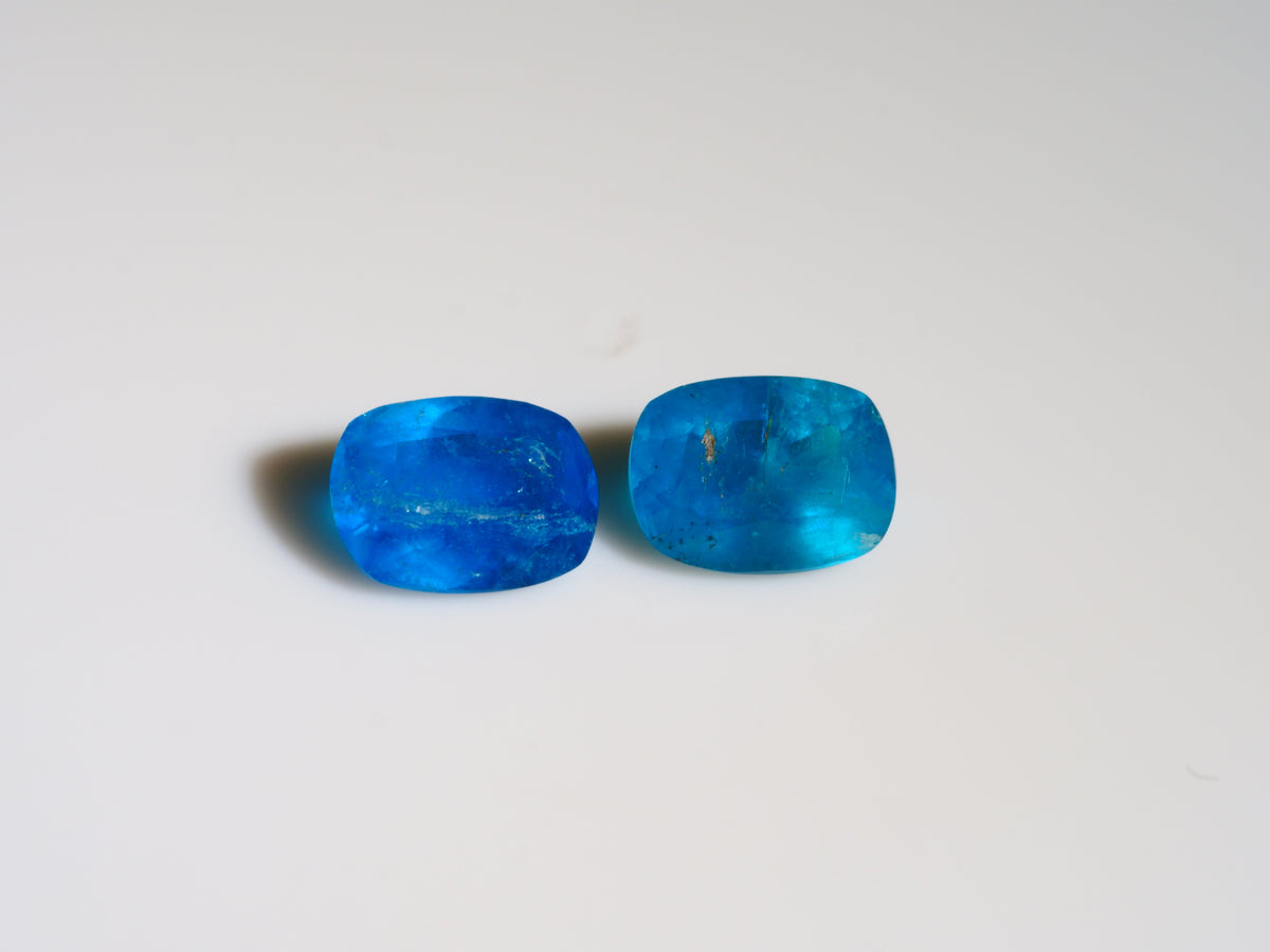 0.85ct Teal Haüyne Pair