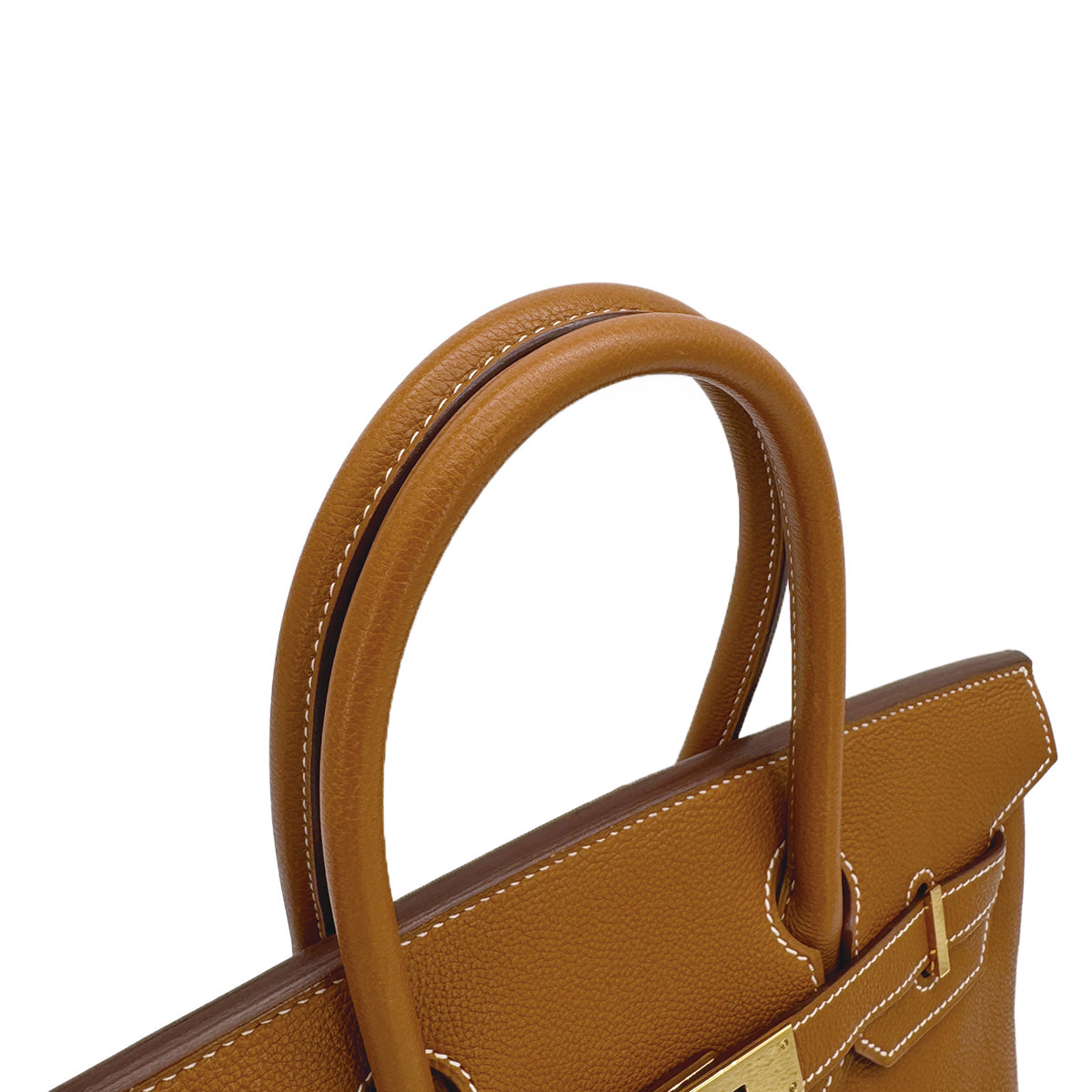 HERMES BIRKIN 30 GOLD TOGO HAND BAG 2002 SQUARE F GOLD HARDWARE 90314361