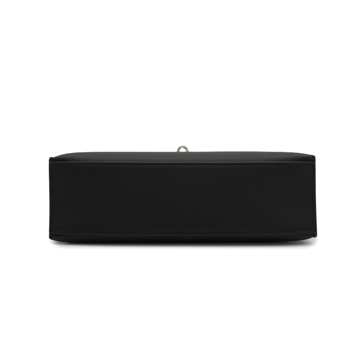 HERMES KELLY POCHETTE SELLIER BLACK VEAU SWIFT HAND BAG 2026 G STAMP PALLADIUM HARDWARE 90331394
