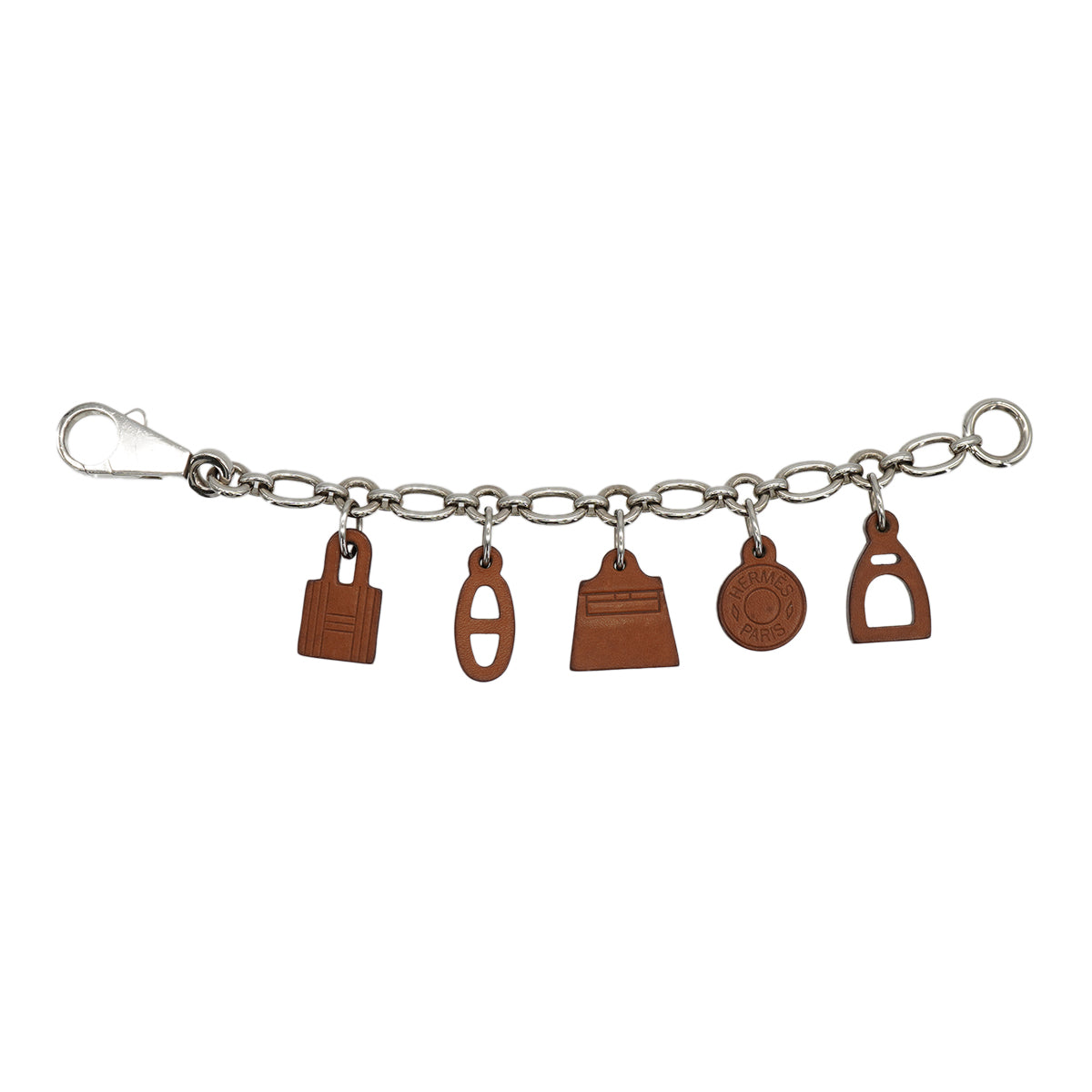 HERMES BAG CHARM AMULETTES5 FAUVE VEAU BARENIA 90326648