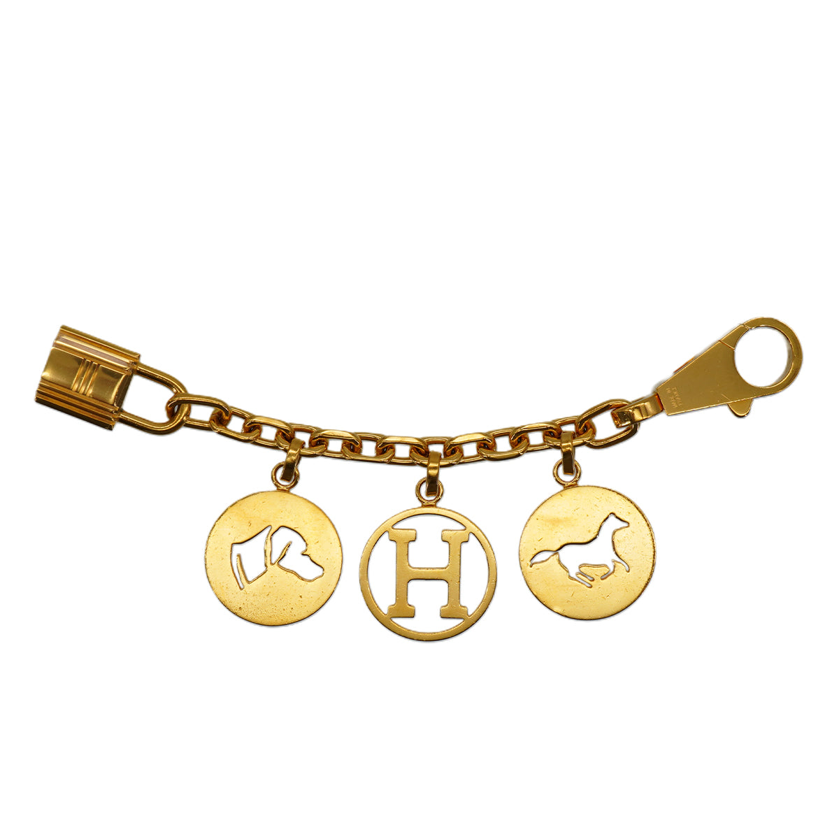 HERMES BAG CHARM AMULETTES 4 BRELOQUE GOLD HARDWARE 90343610