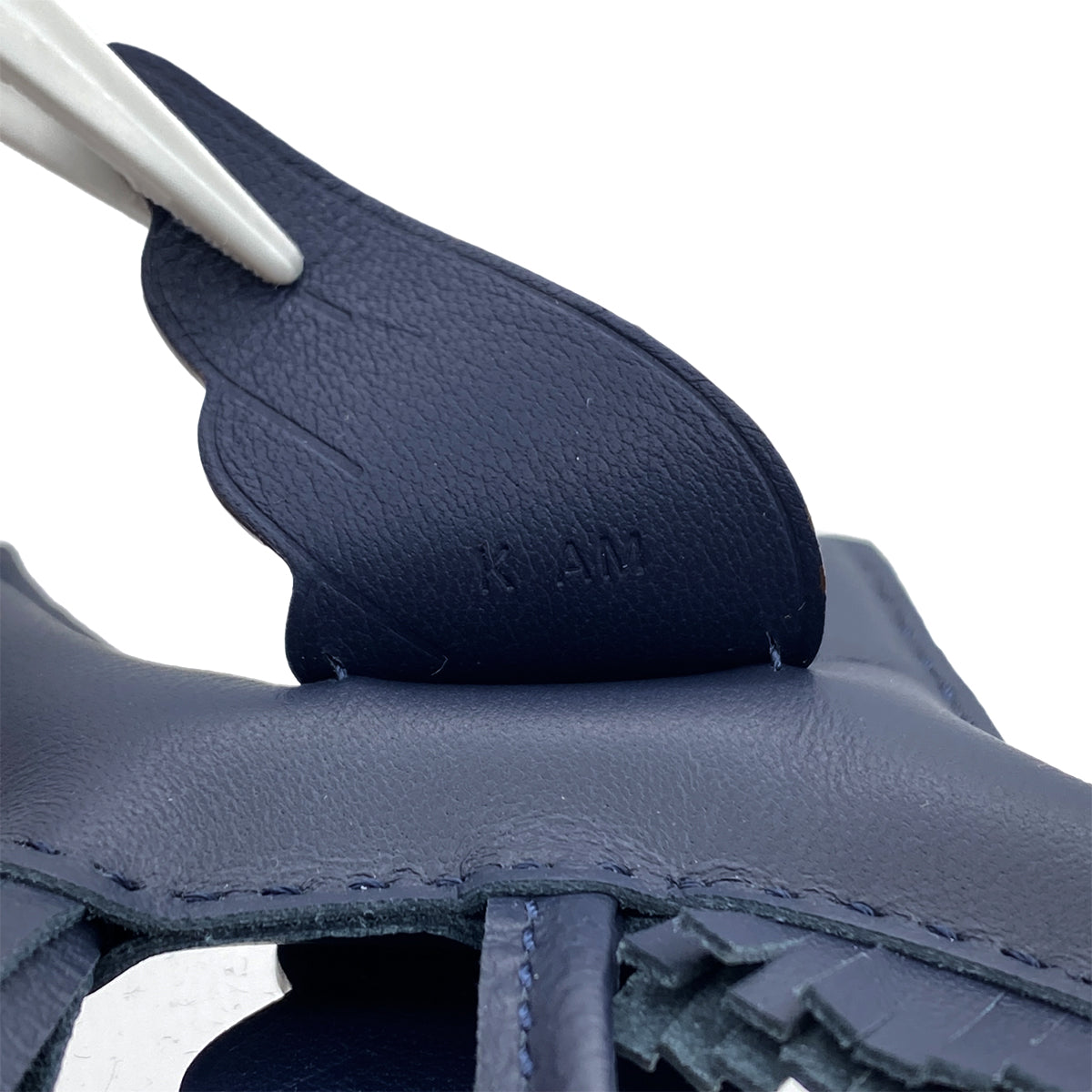 HERMES BAG CHARM RODEO PEGASUS PM BLUE SAPHIR 2025 K STAMP AGNEAU MILO 90328133