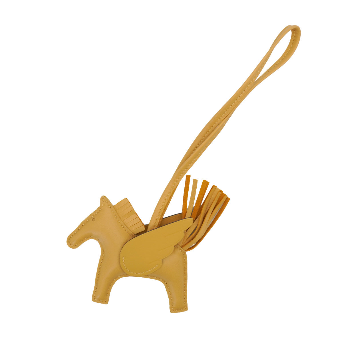 HERMES BAG CHARM RODEO PEGASUS PM SOUPAILLASSE AGNEAU MILO 2025 K STAMP 90338310