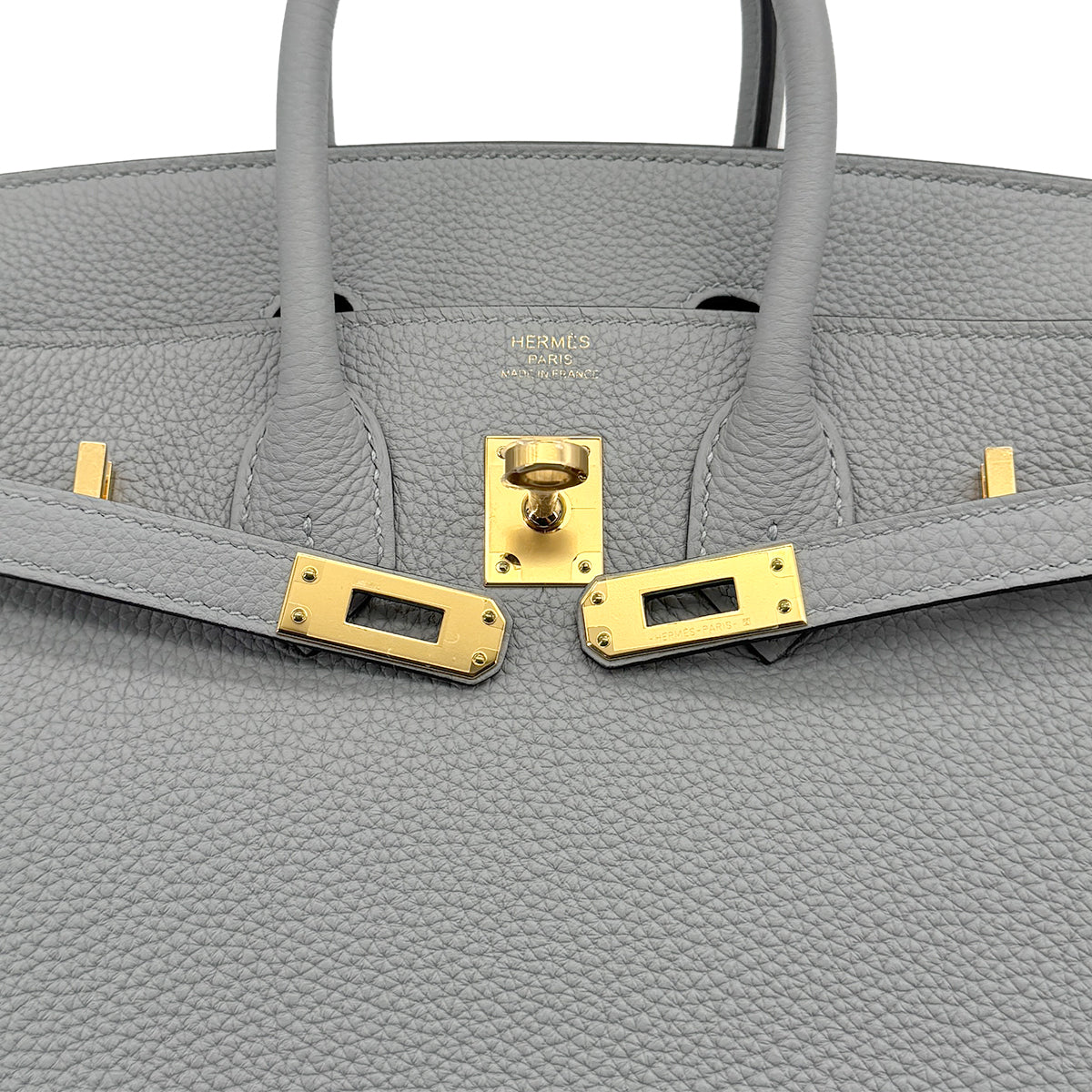 HERMES BIRKIN 25 BLUE GLACIER TOGO HAND BAG 2025 K STAMP GOLD HARDWARE 90325352