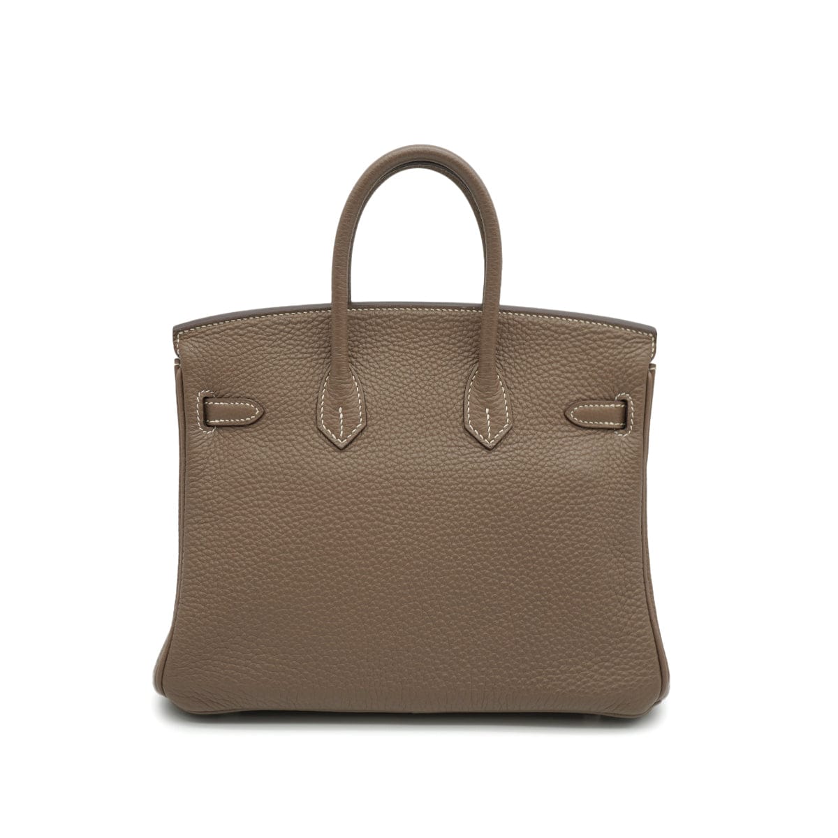 Luxury Promise Japan HERMES BIRKIN 25 ETOUPE TOGO HAND BAG 2010 SQUARE N PALLADIUM HARDWARE 90334865