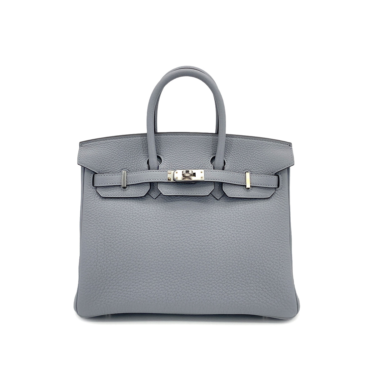 HERMES BIRKIN 25 GRIS PANTIN TOGO HAND BAG 2025 K STAMP PALLADIUM HARDWARE 90323482