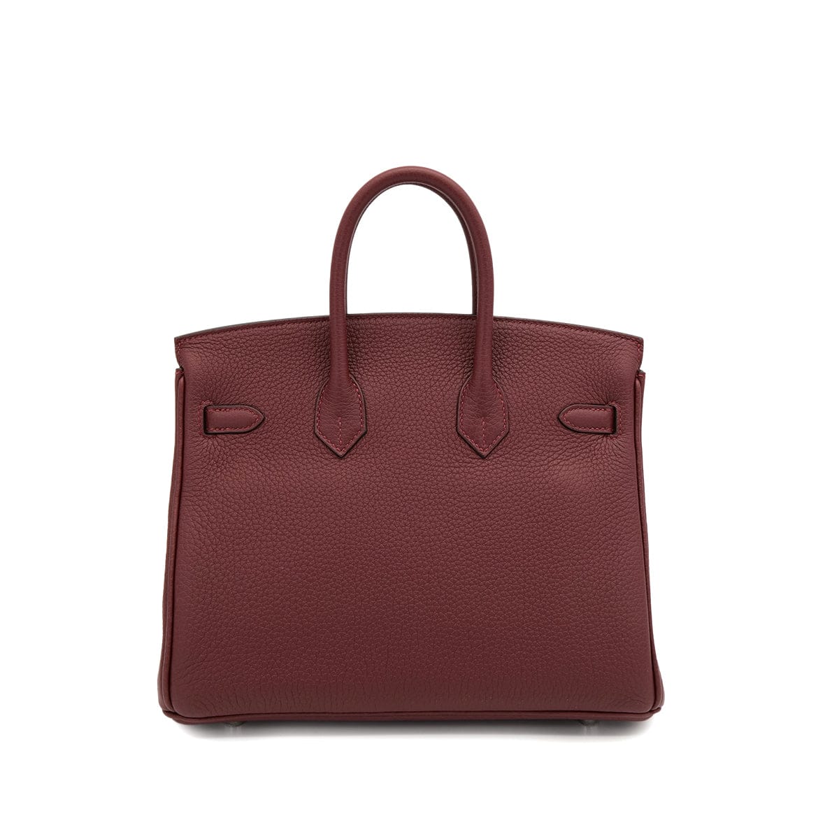 HERMES BIRKIN 25 ROUGE H TOGO HAND BAG 2024 W STAMP PALLADIUM HARDWARE 90321144